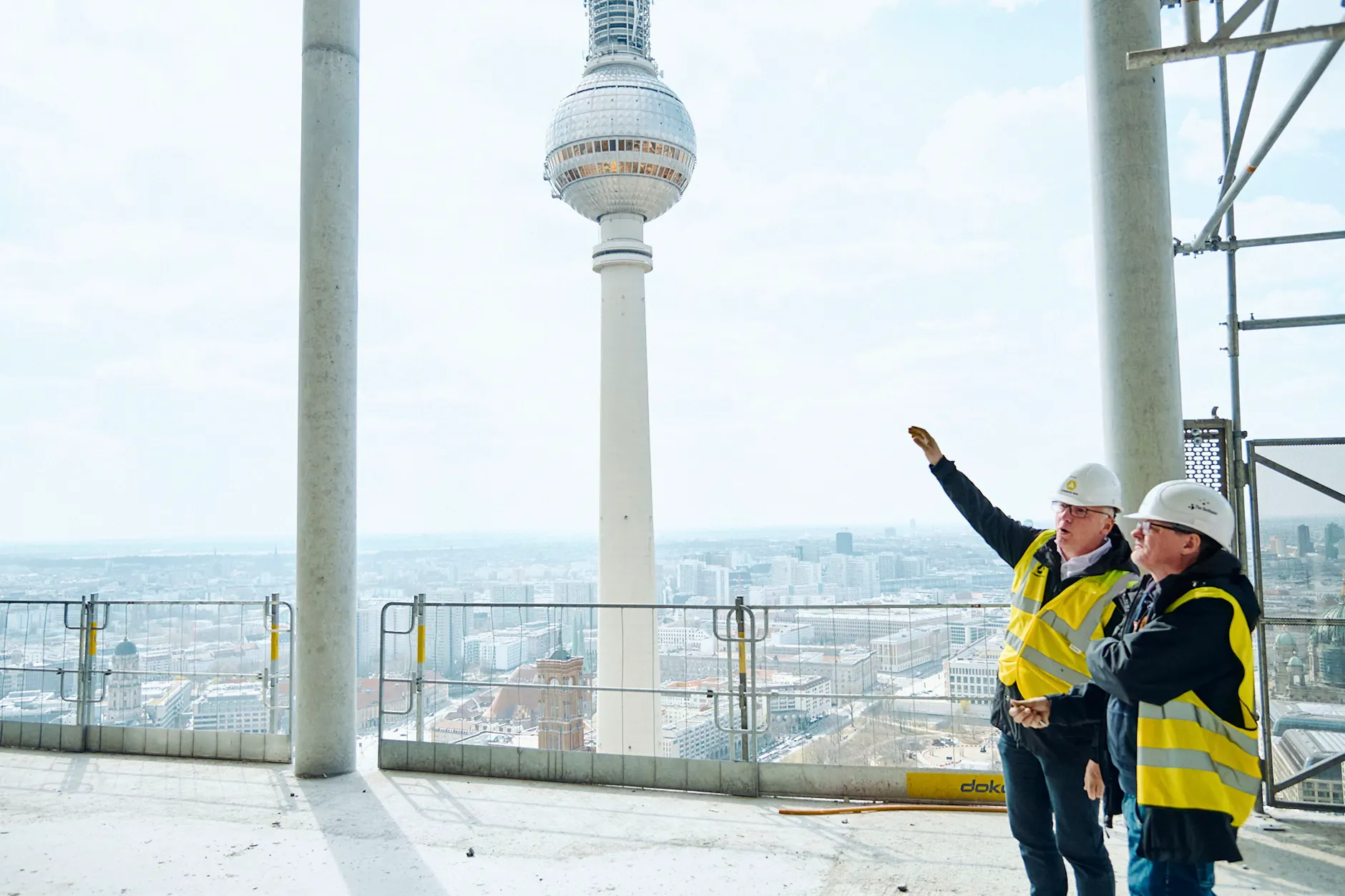 Berliner Wolkenkratzer: So wild ist die höchste Baustelle am Alex