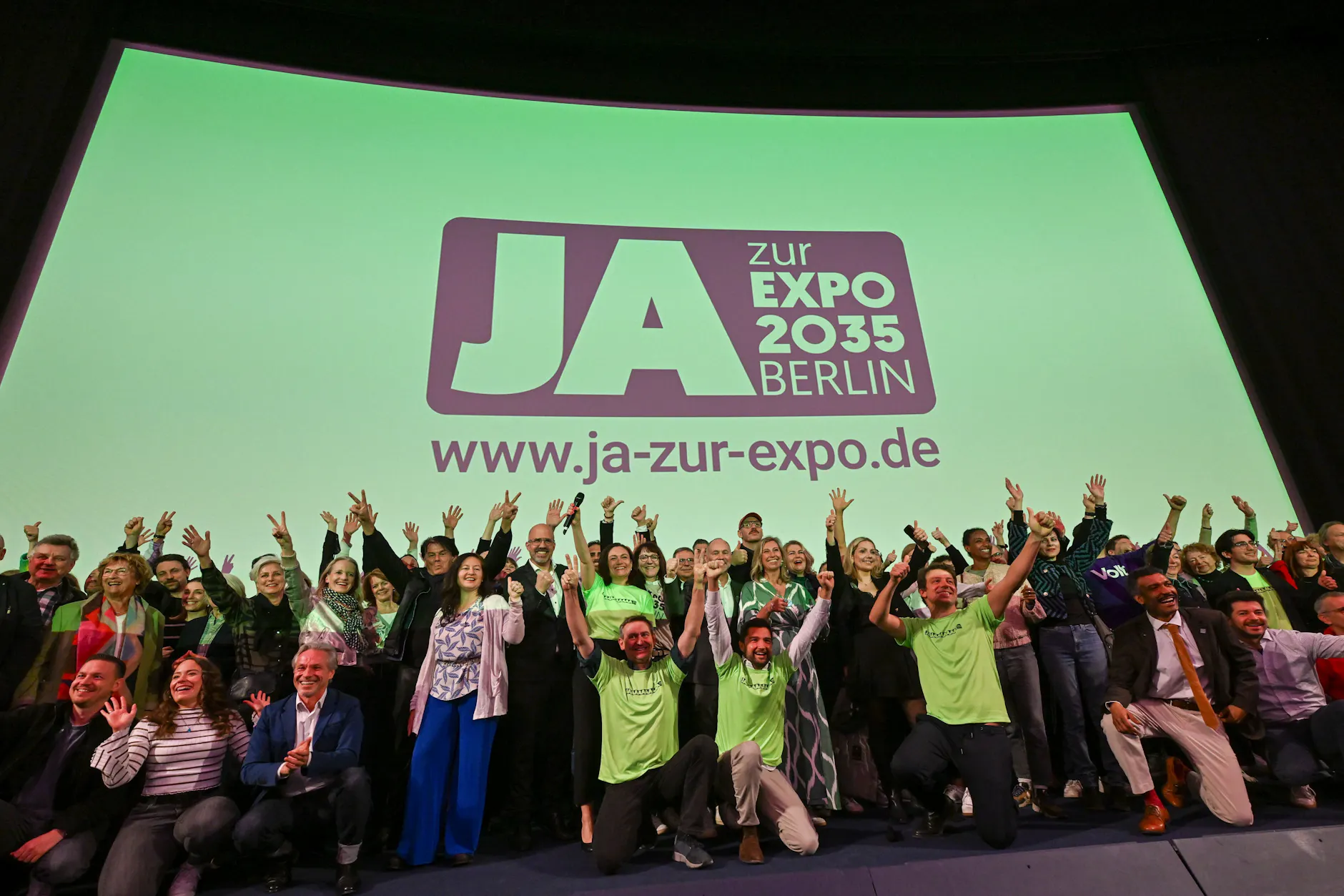 Keine Zeit zu verlieren: Nur 26 Minuten dauerte die Auftaktveranstaltung, um die Expo 2035 nach Berlin zu holen.