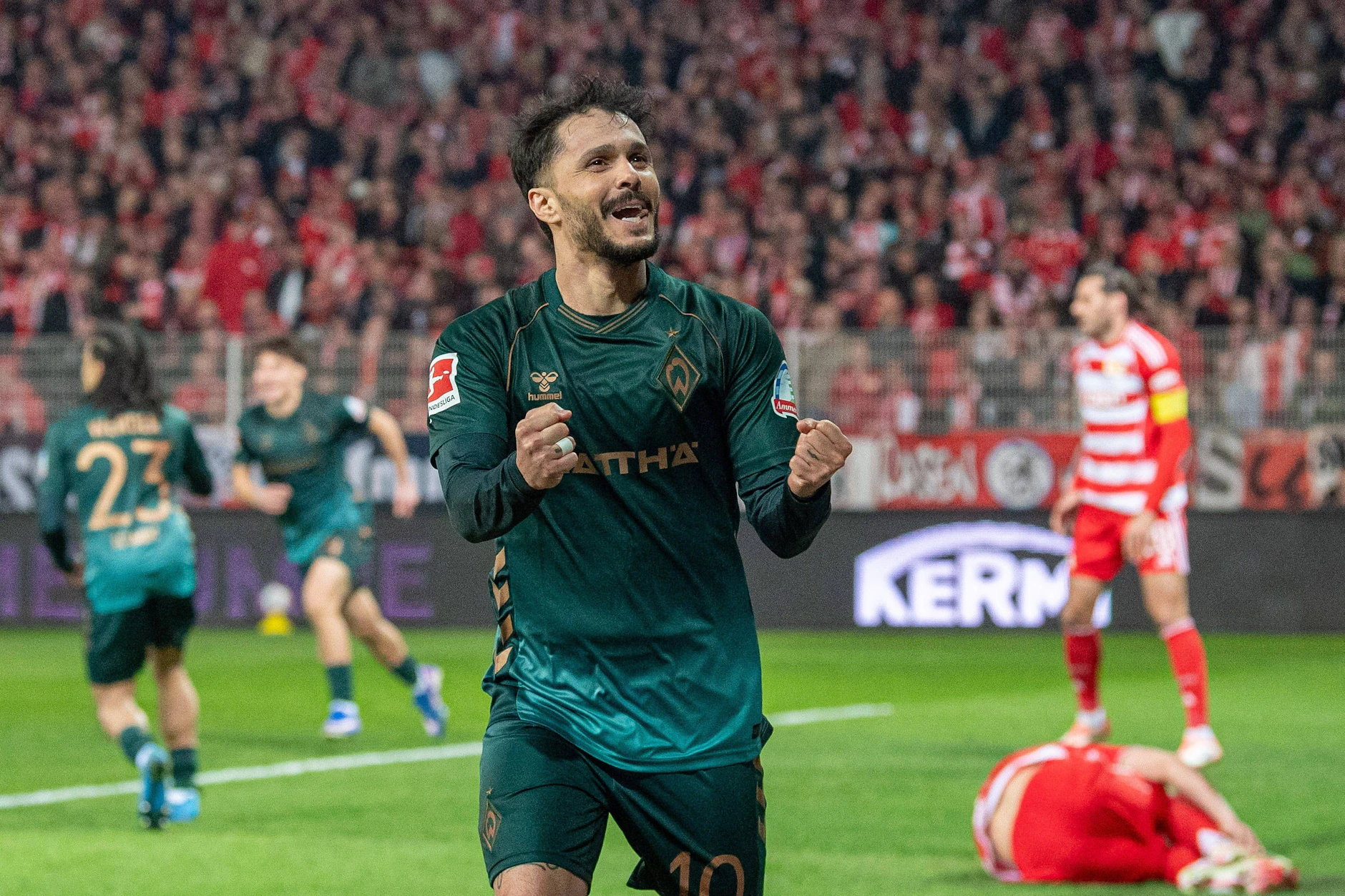 Leonardo Bittencourt (32) bewies ausgerechnet beim 4:1-Sieg des SV Werder bremen beim 1 FC Union Berlin, wie viel Klasse er weiterhin besitzt.