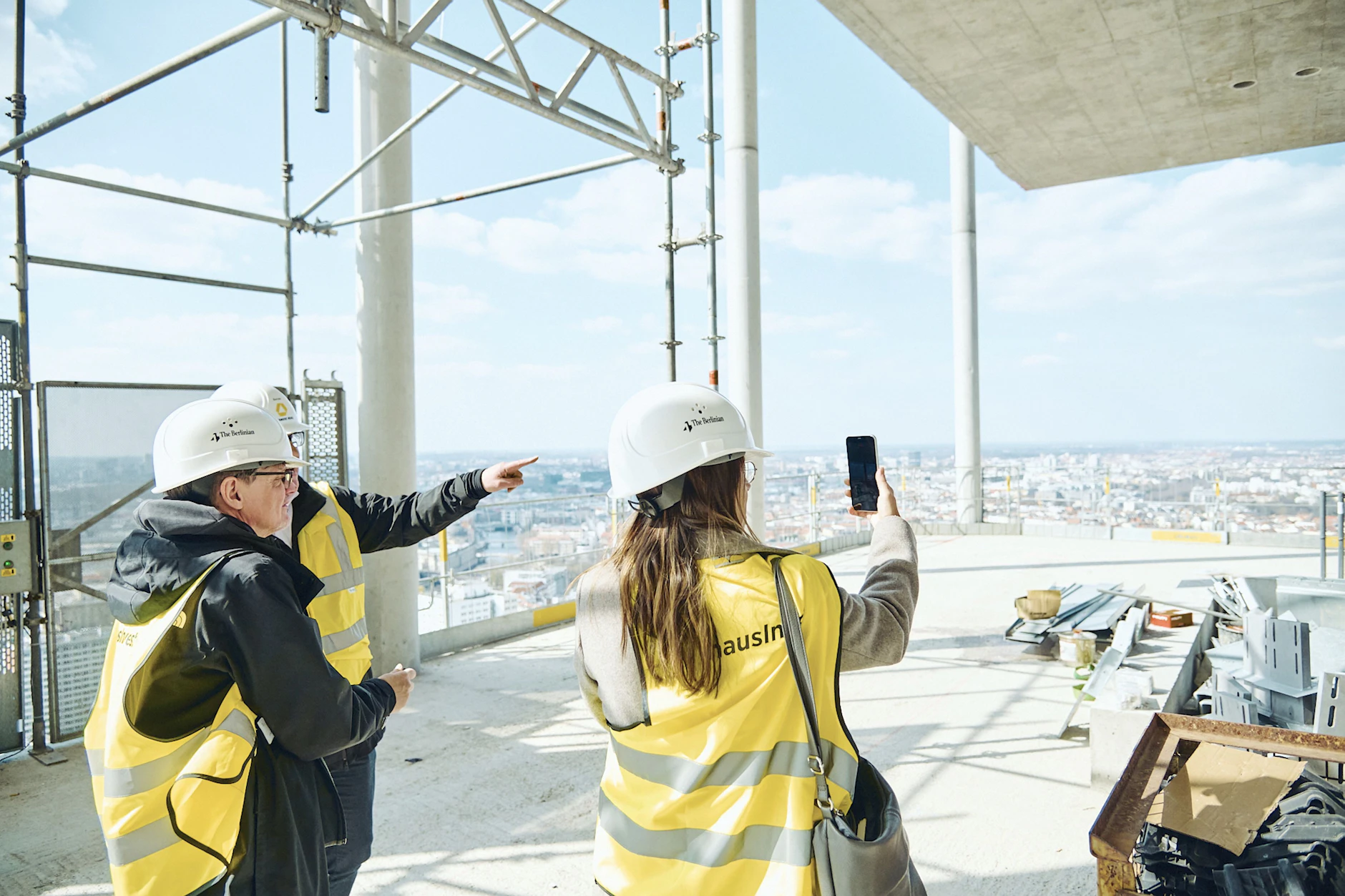 Die 34. Etage vom Alex-Wolkenkratzer: Dort soll die Dachterrasse entstehen.