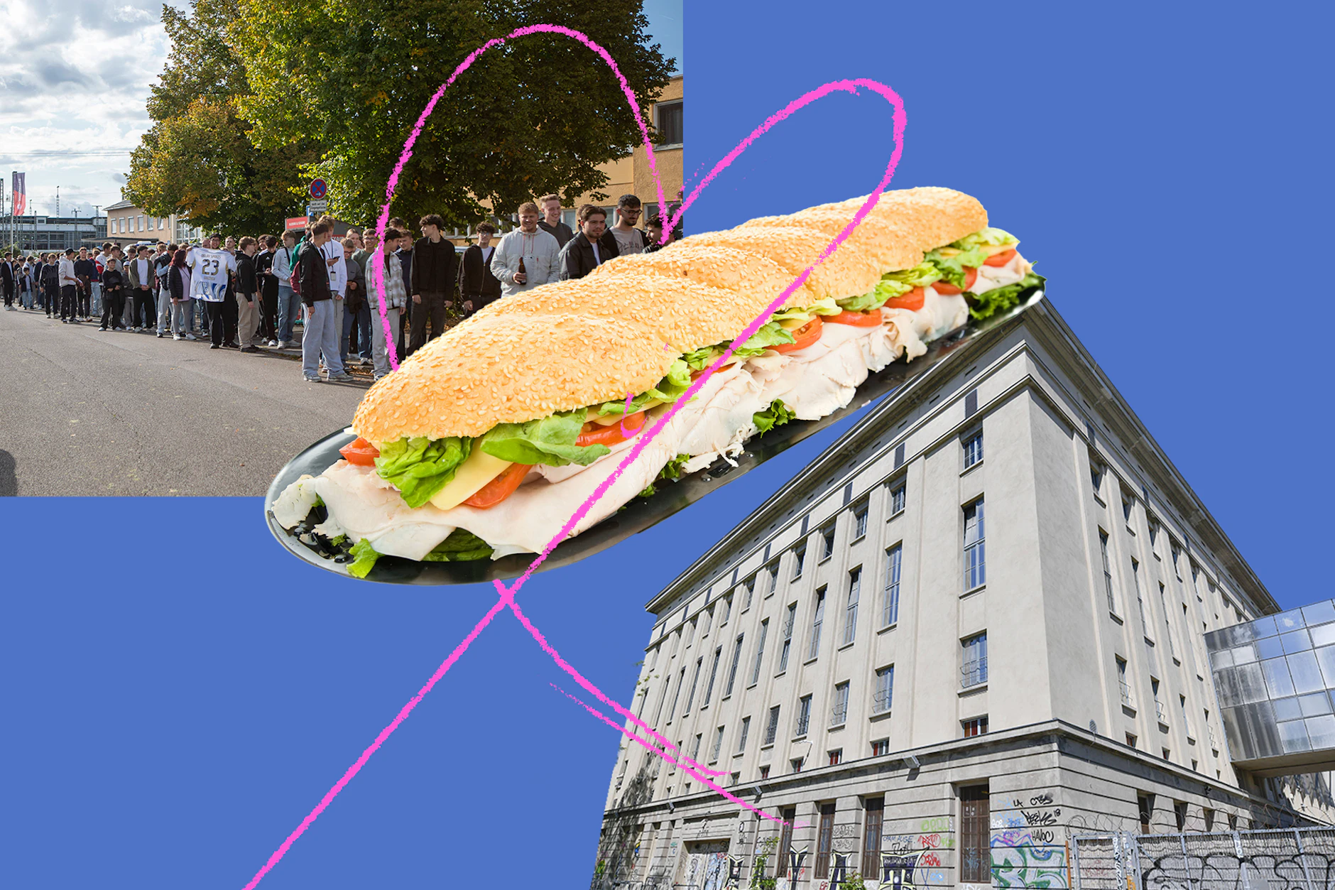 Für ein Sandwich steht Berlin genauso gern an wie vorm Berghain.