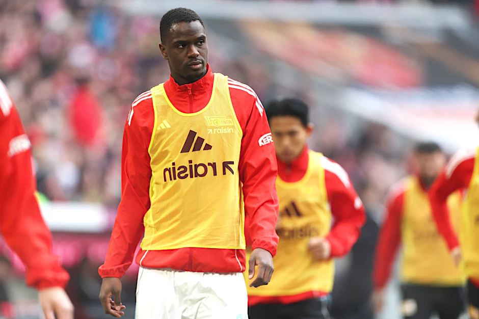 Stürmer Ilyas Ansah kam für den 1. FC Union Berlin zuletzt immer weniger zum Einsatz und wurde nun nicht für die U21 des DFB nominiert.