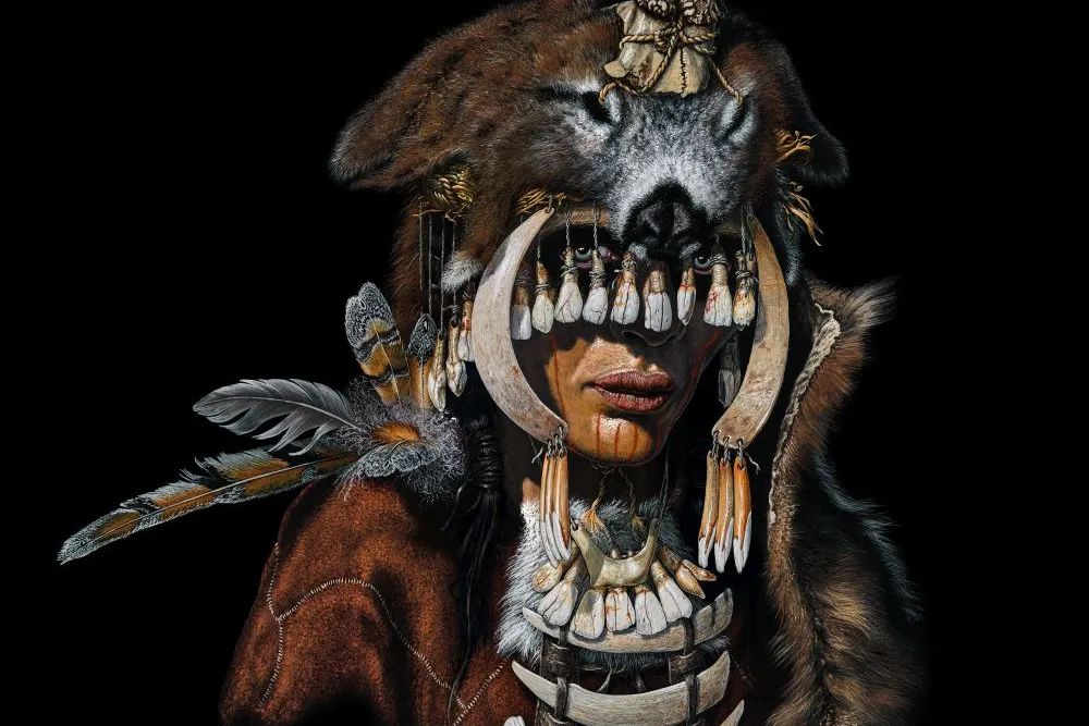 Im großen Ornat: Grundlage für die künstlerische Rekonstruktion der Schamanin von Bad Dürrenberg war die im Grab vorgefundene Anordnung des Schmucks.