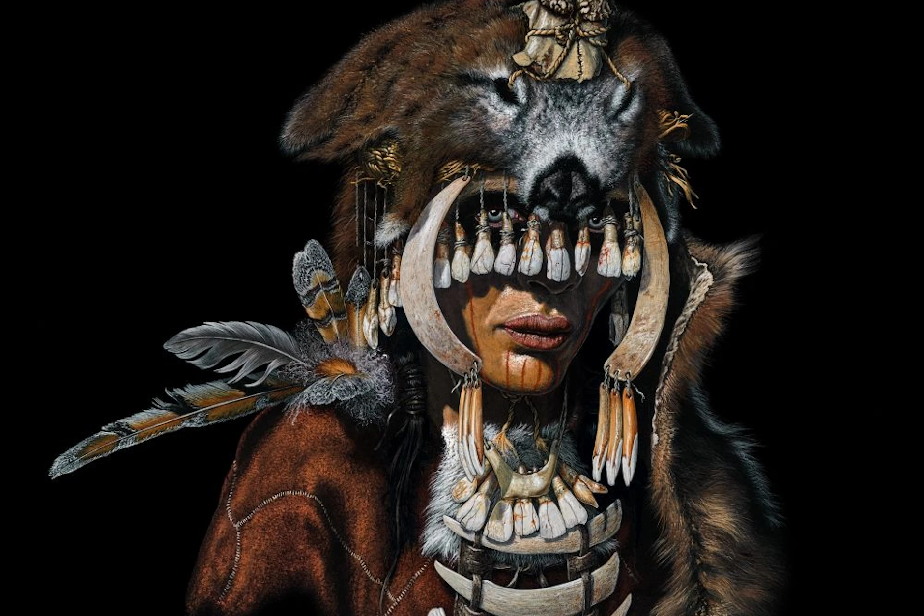 Im großen Ornat: Grundlage für die künstlerische Rekonstruktion der Schamanin von Bad Dürrenberg war die im Grab vorgefundene Anordnung des Schmucks.