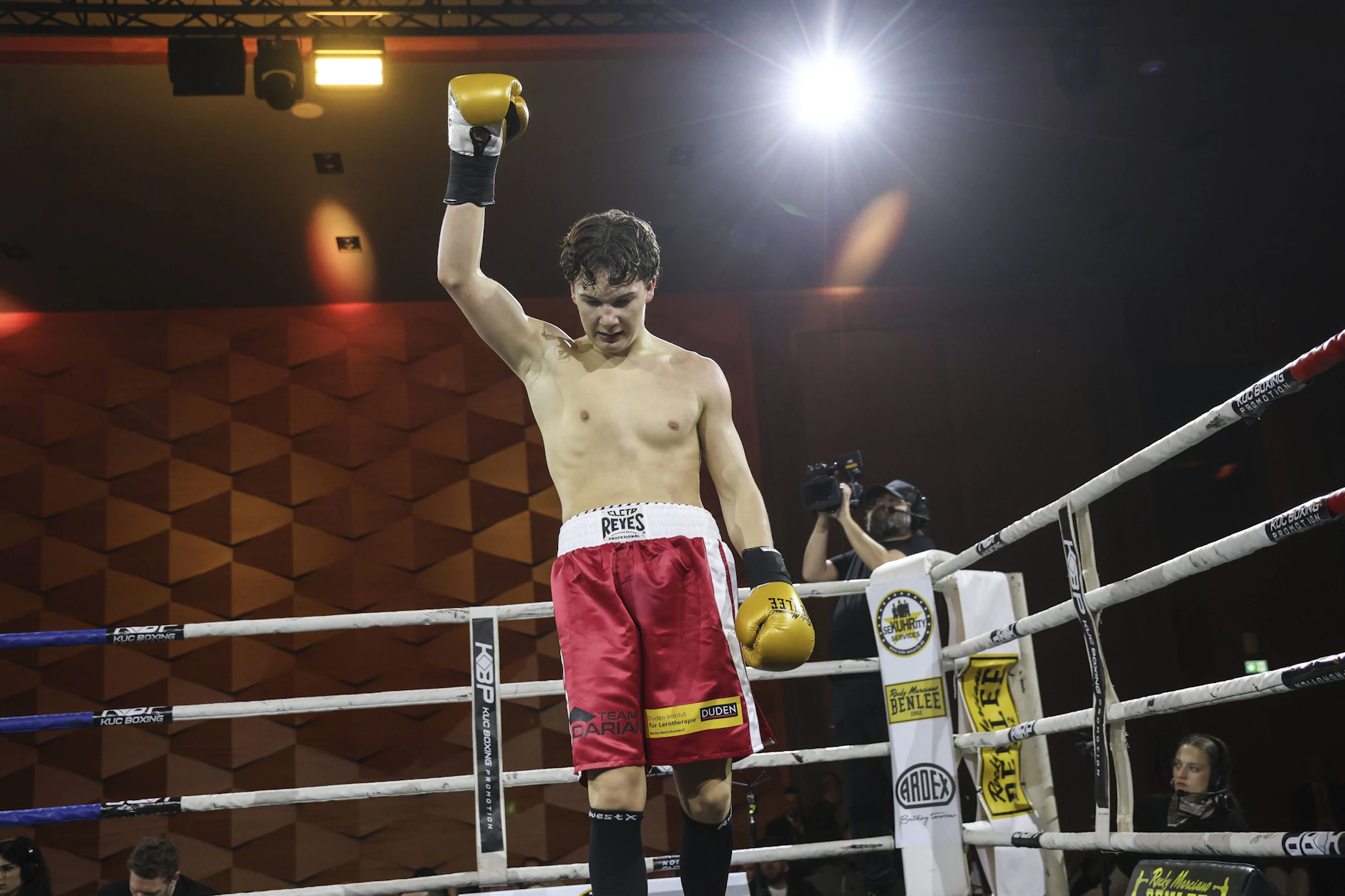 Ein Athlet, der sechsmal die Woche trainiert, wenn es Schule und Prüfungsstress zulassen: Darian Strehse.