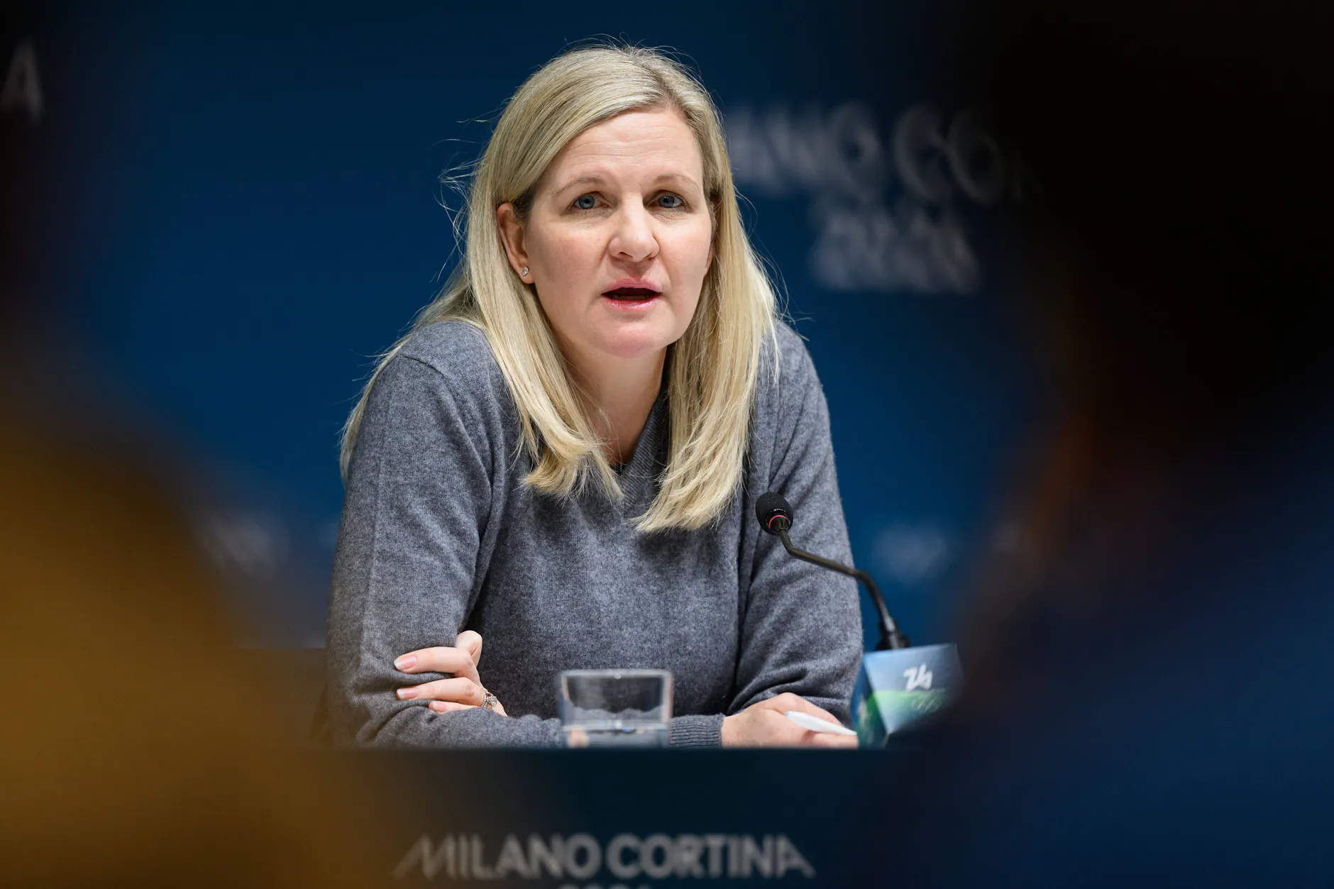 IOC-Präsidenten Kirsty Coventry betonte, dass jede Athletin mit Würde und Respekt behandelt werden müsse.