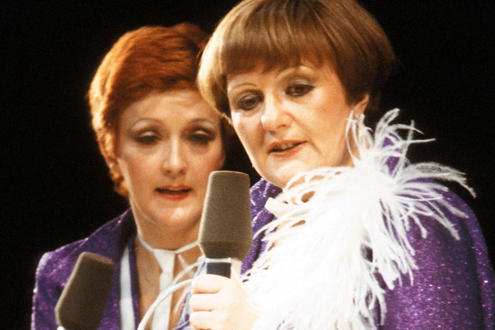 Dagmar Gelbke (li.) trat in der DDR mit Helga Hahnemann auf.