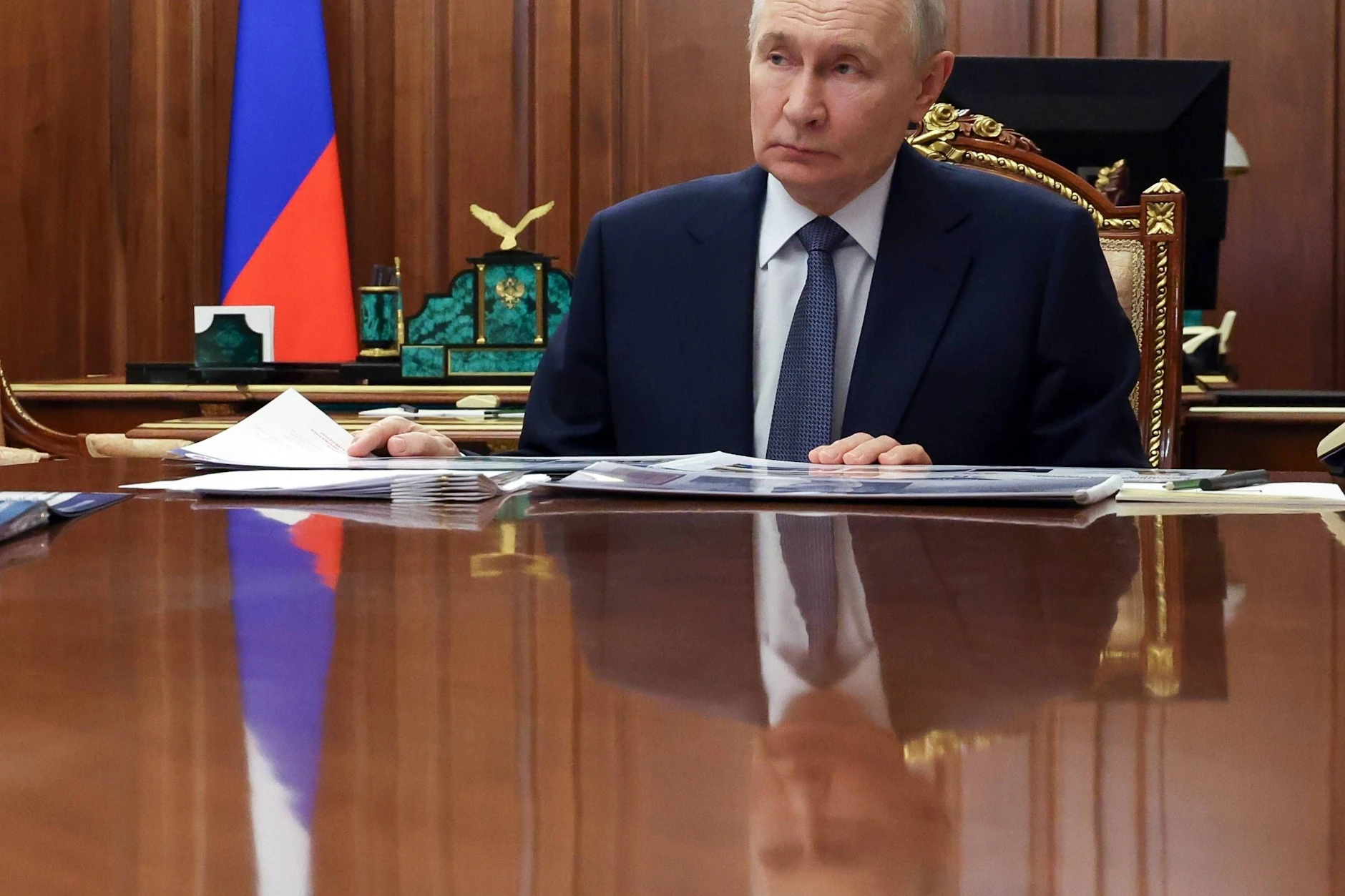 Russlands Präsident Wladimir Putin. Einem Bericht zufolge soll er zu Spenden aufgerufen haben.