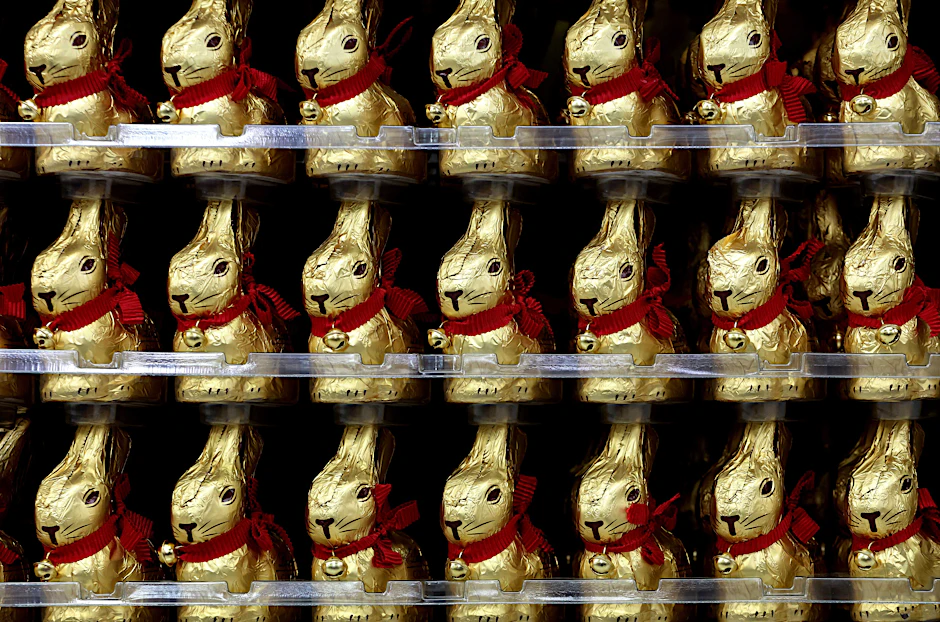 Die Preise für Schoko-Osterhasen sind mal wieder deutlich gestiegen.