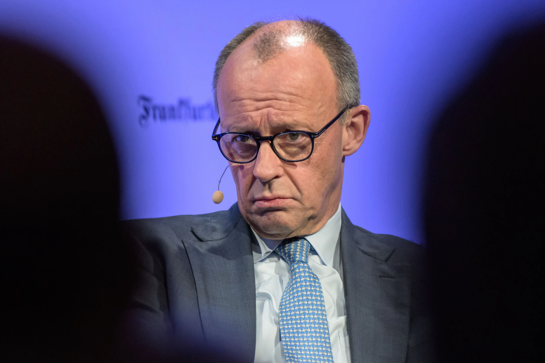 Bundeskanzler Friedrich Merz (CDU) spricht auf dem FAZ-Kongress 2026.