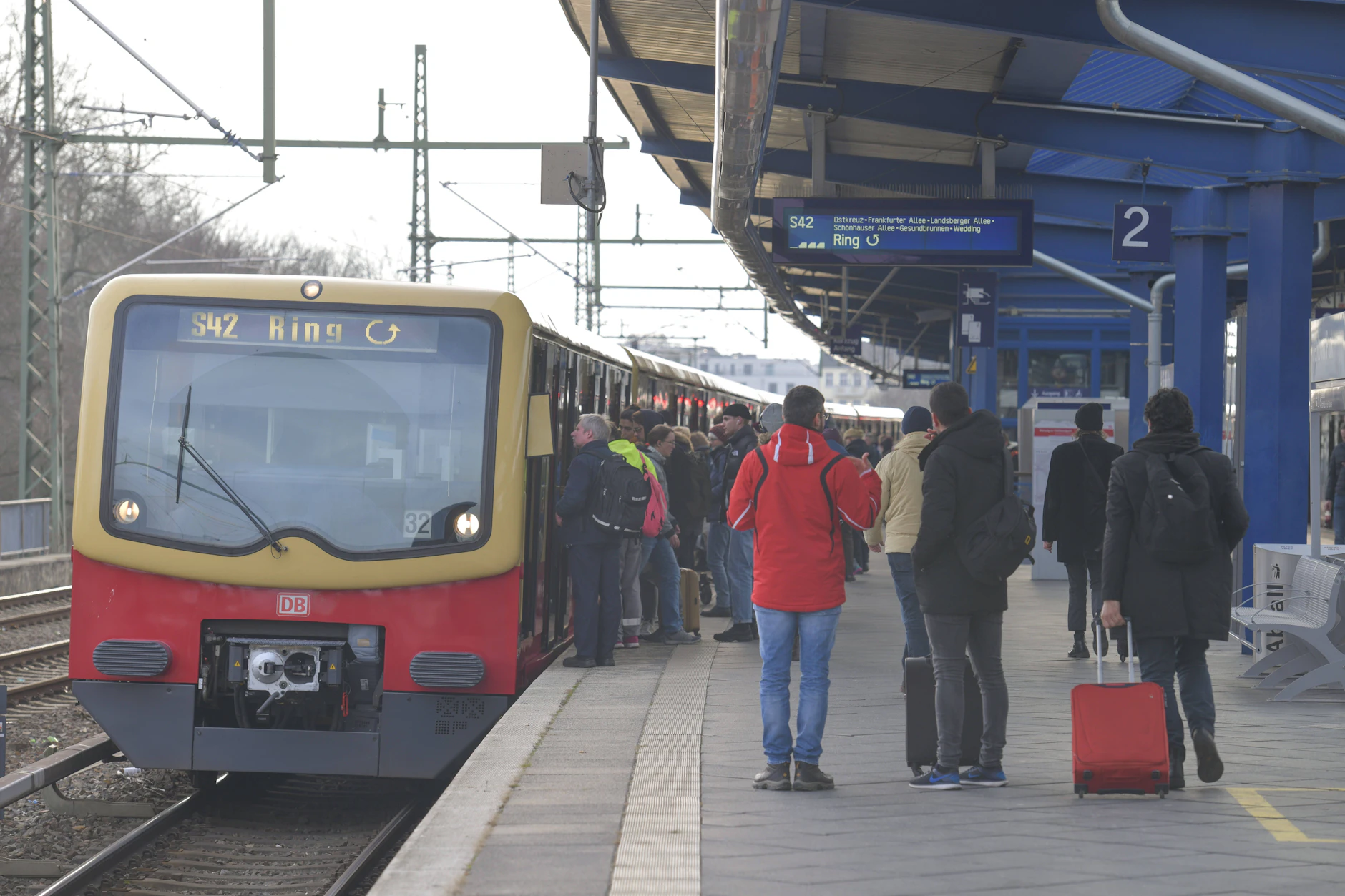 Ab morgen früh ist die Ringbahn zwischen den Bahnhöfen Treptower Park und Tempelhof unterbrochen.