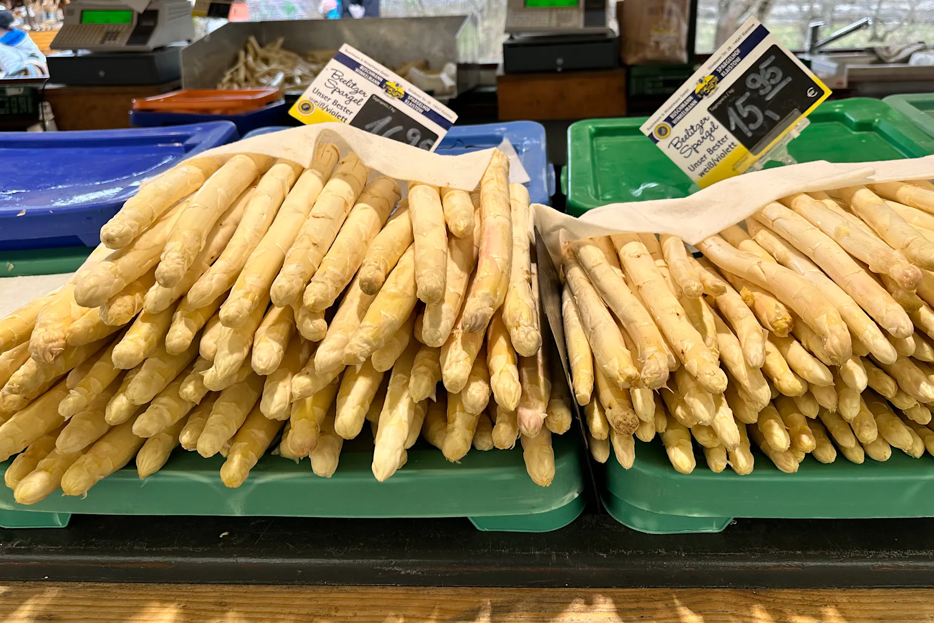 Der erste Beelitzer Spargel ist da: Was er wirklich kostet