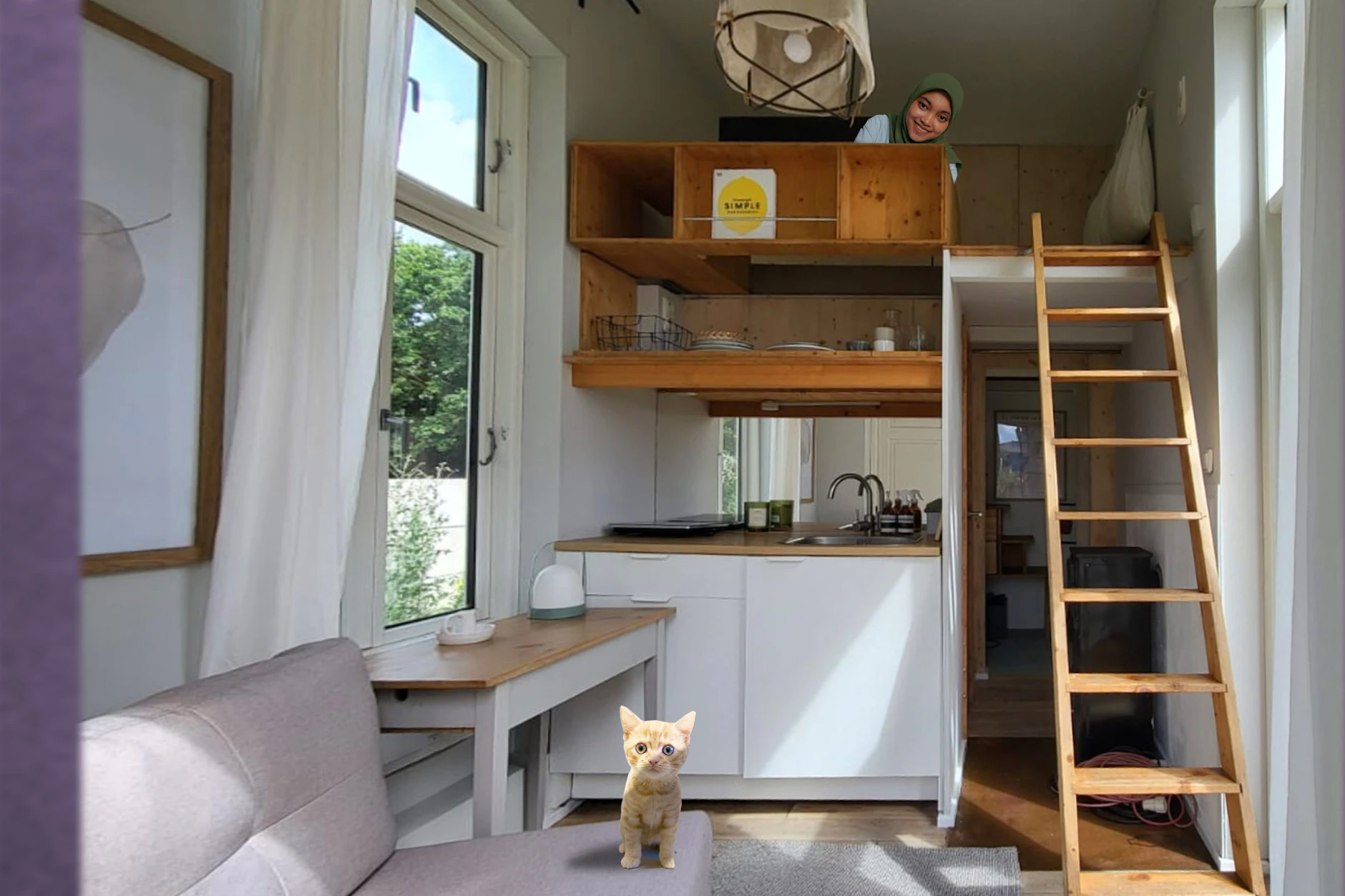 Visualisierung, wie ein Apartment des Gemeinwohlbau von innen aussehen könnte.