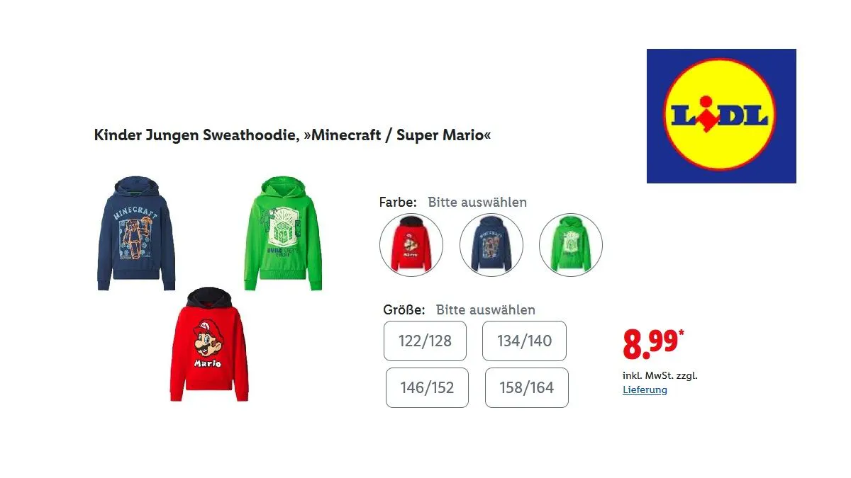 Kinder Jungen Sweathoodie