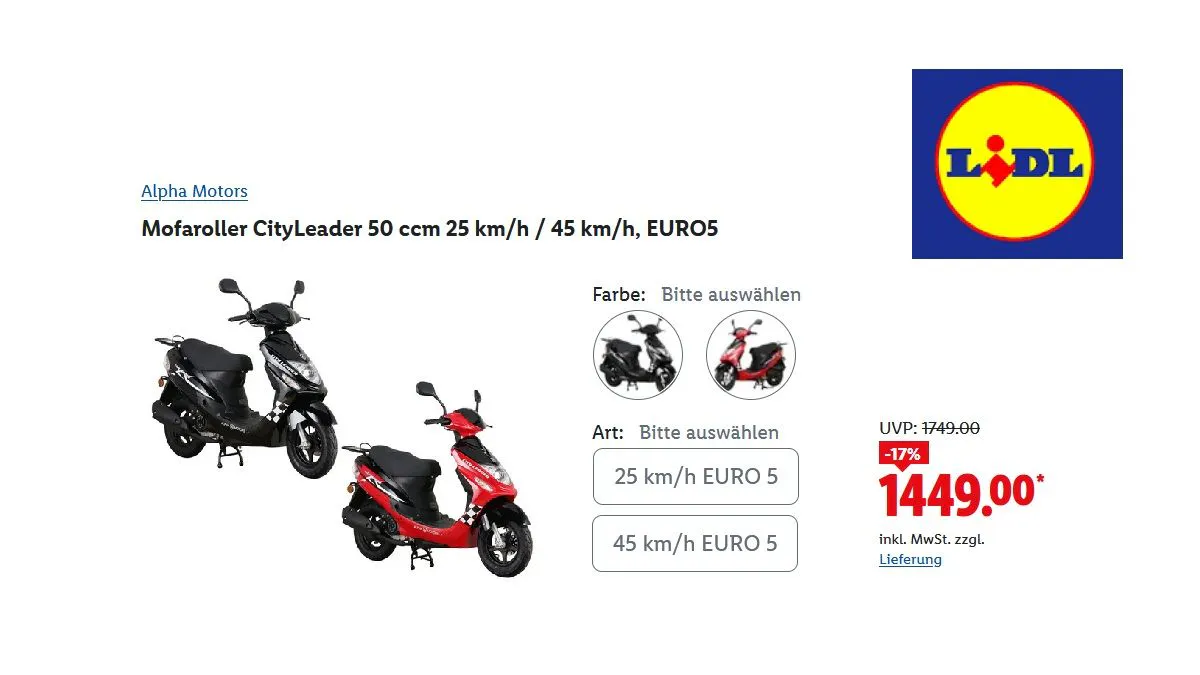 Mofaroller CityLeader