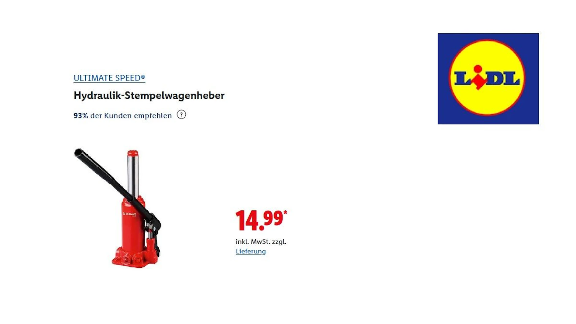 Hydraulik-Stempelwagenheber