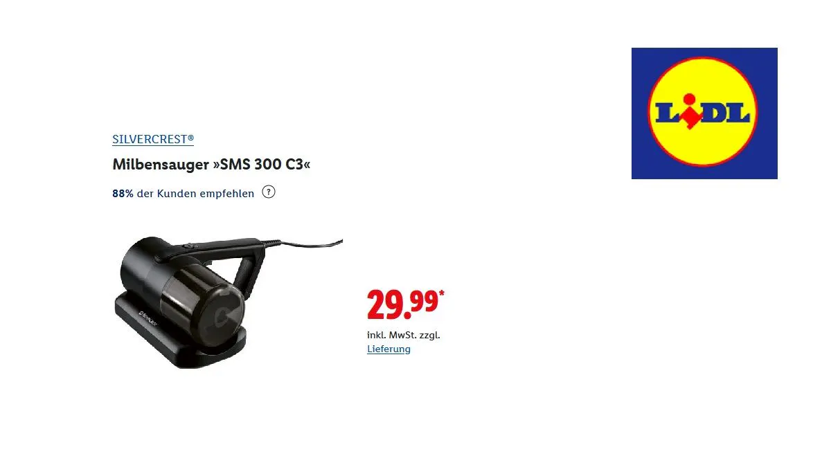 Milbensauger von SILVERCREST