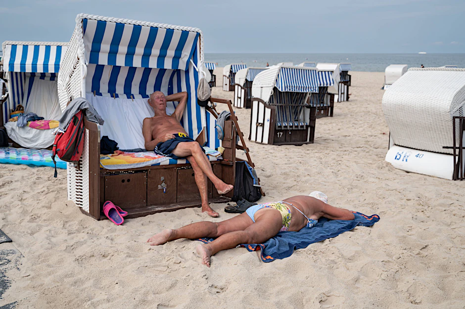 Urlaub im Strandkorb auf Usedom: Von einer Stronierungswelle kann keine Rede sein.