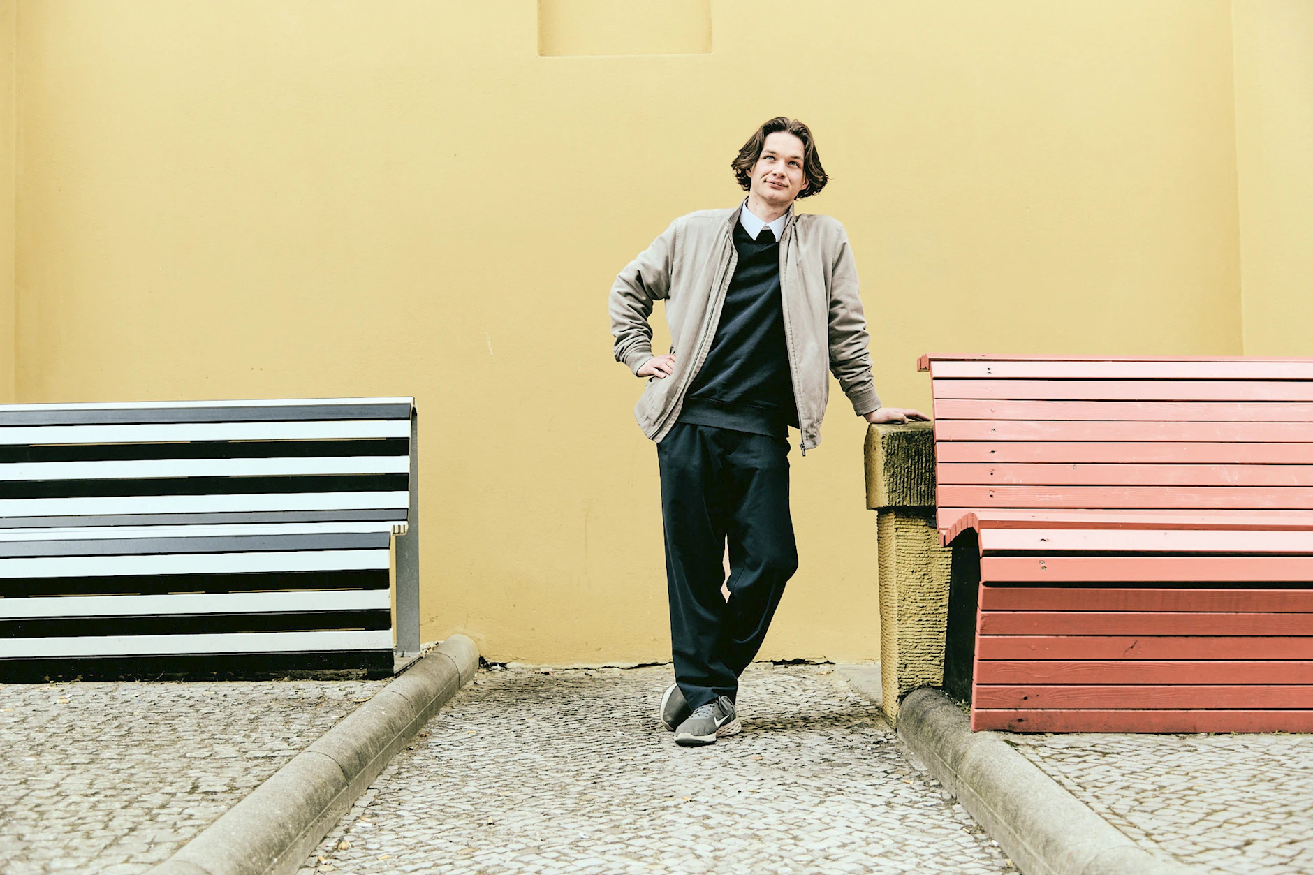 Johann Geißler, Abiturient, tritt bald in Lichtenberg zur Wahl an.