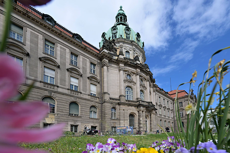 Das Potsdamer Rathaus im Frühling: Brandenburgs Landeshauptstadt hat mit der KI-gestützten Bearbeitung von Wohngeldanträgen gute Erfahrungen gesammelt.