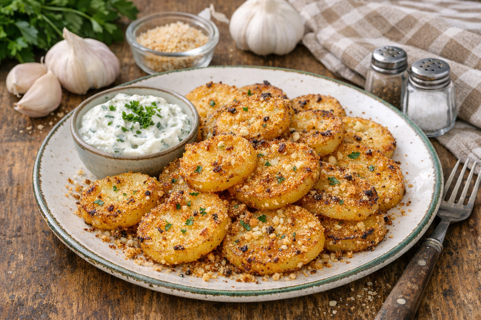 Gebackene Kartoffeln mit Knoblauch: Deftiges Rezept aus der DDR