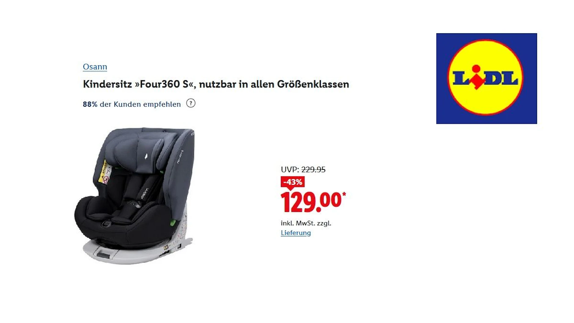 Kindersitz „Four360 S“