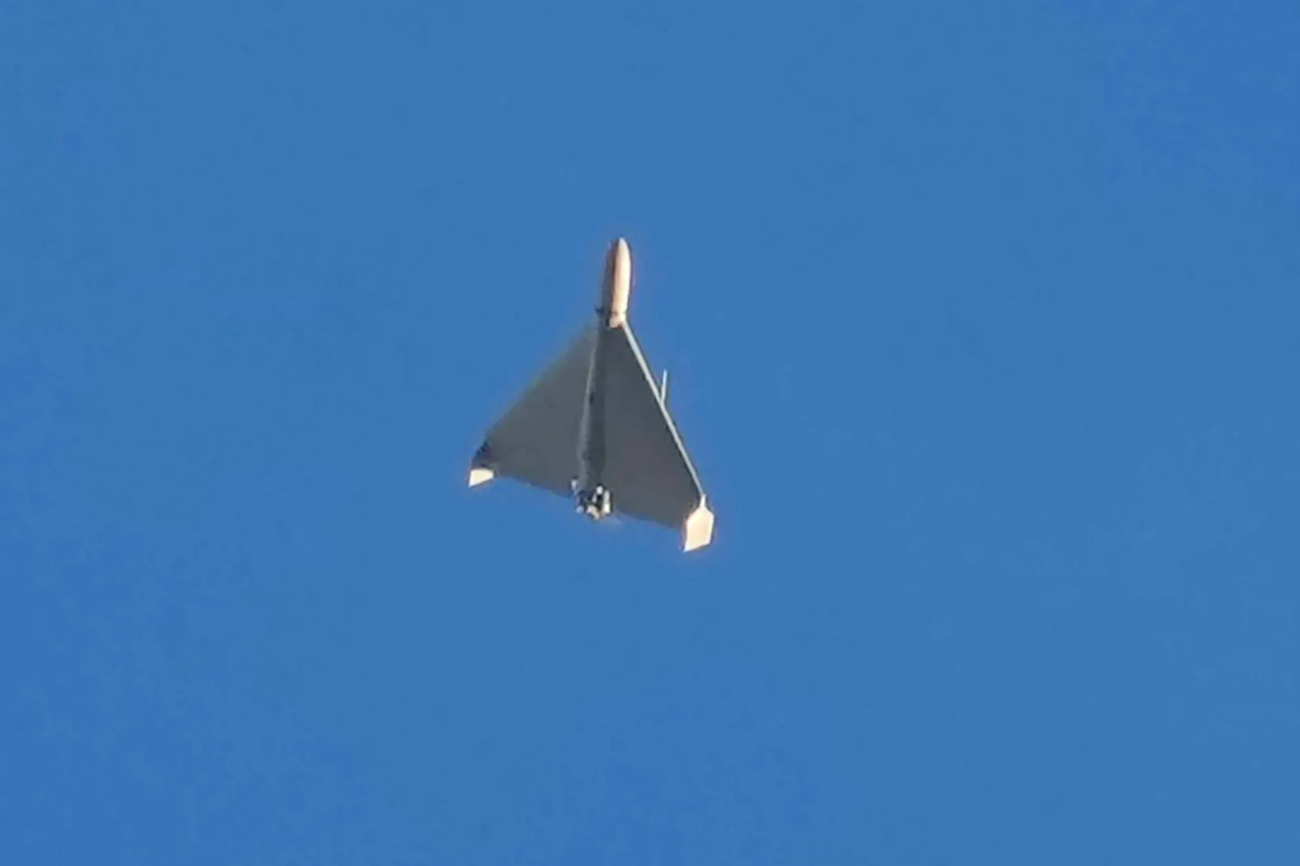 Kampfdrohne vom Typ Shahed: Russland setzt diese Drohnen iranischer Bauart für Angriffe auf die Ukraine ein.