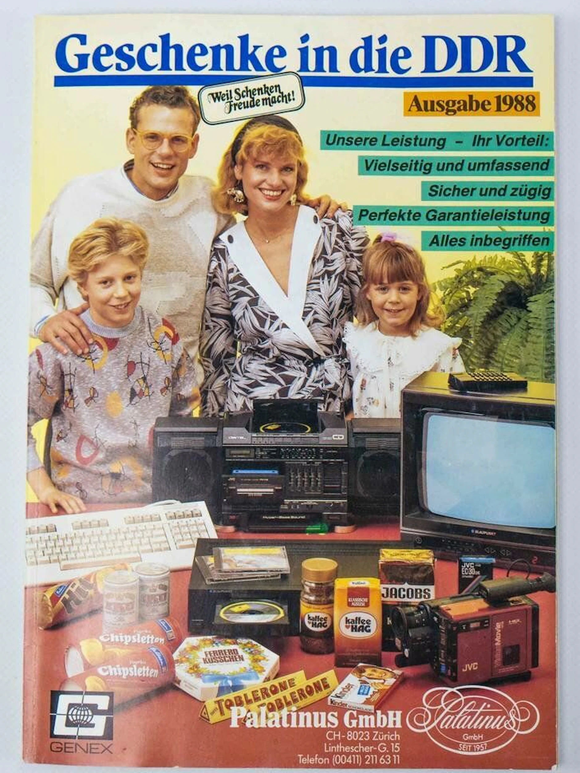 Versandhauskataloge gab es auch in der DDR – etwa die von Genex, mit denen vor allem Menschen im Westen Geschenke für Verwandte im Osten bestellen konnten.