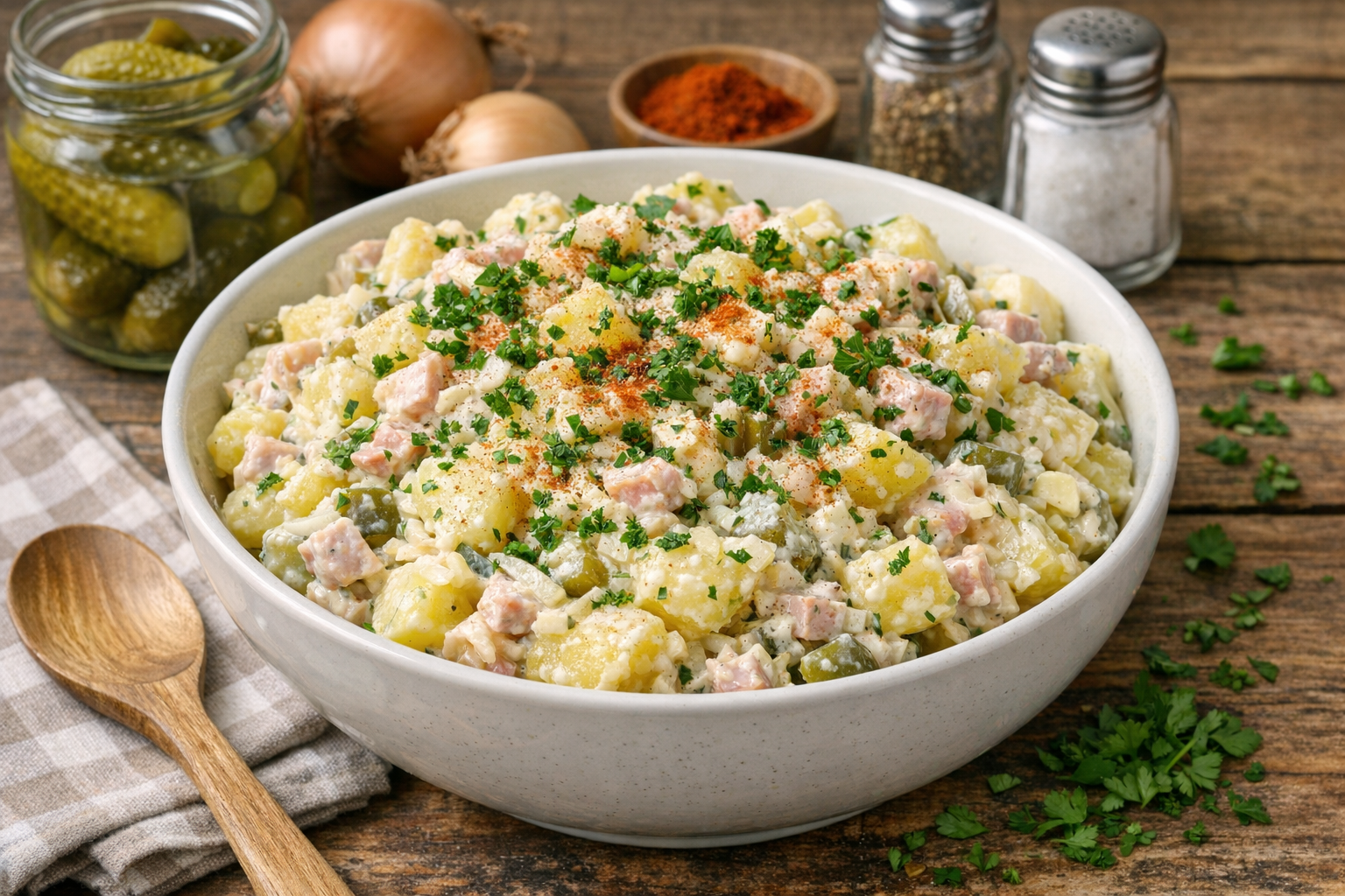 Omas erzgebirgischer Kartoffelsalat: Rezept für den cremigen Klassiker