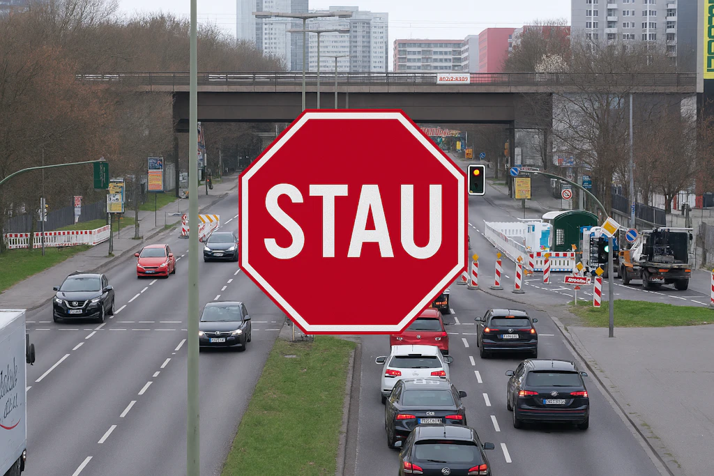 Baustellenchaos auf der Berliner B1/B5: Stau in den Osterferien unvermeidlich!