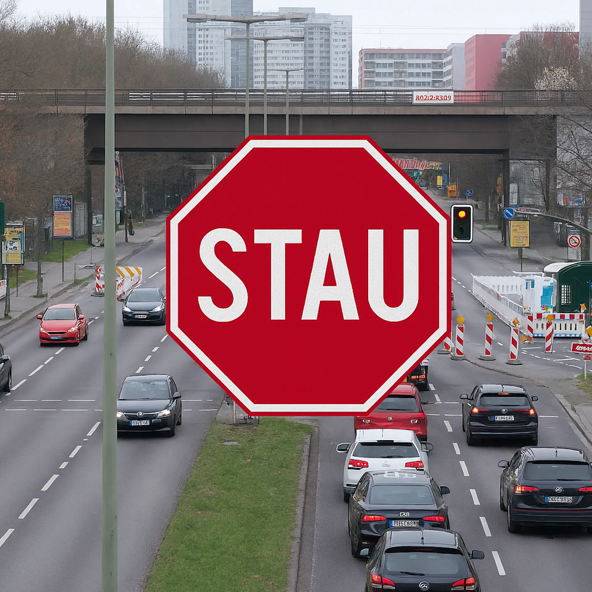 Baustellenchaos auf der Berliner B1/B5: Stau in den Osterferien unvermeidlich!