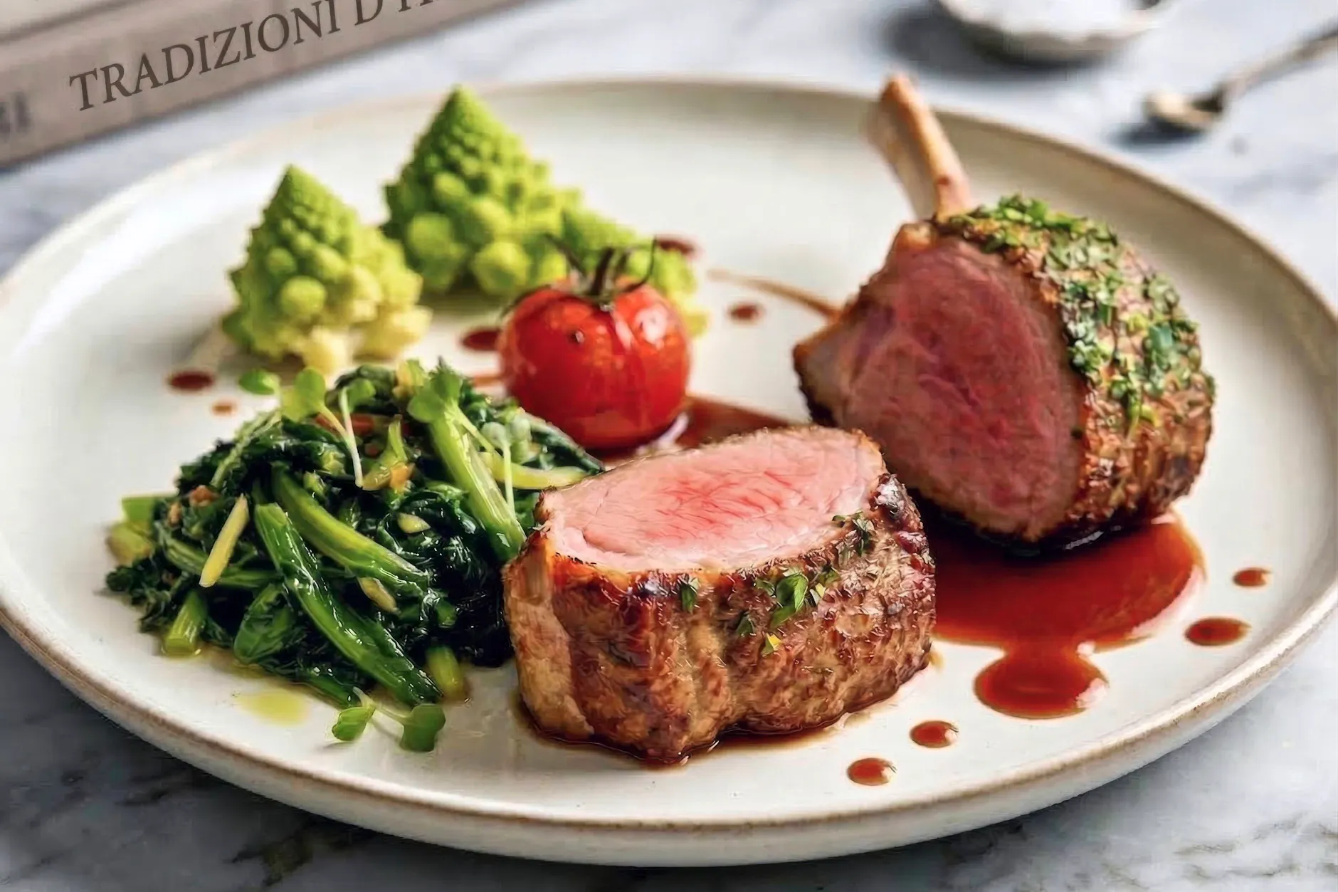 Zart, schmackhaft und mit gedünstetem Gemüse unschlagbar: geschmortes Osterlämmchen