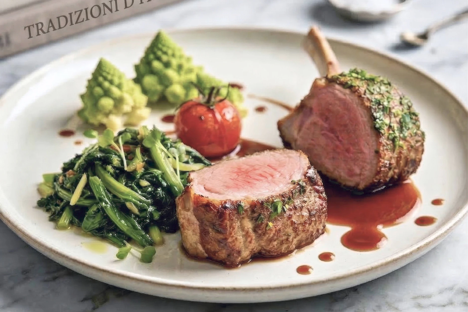 Zart, schmackhaft und mit gedünstetem Gemüse unschlagbar: geschmortes Osterlämmchen