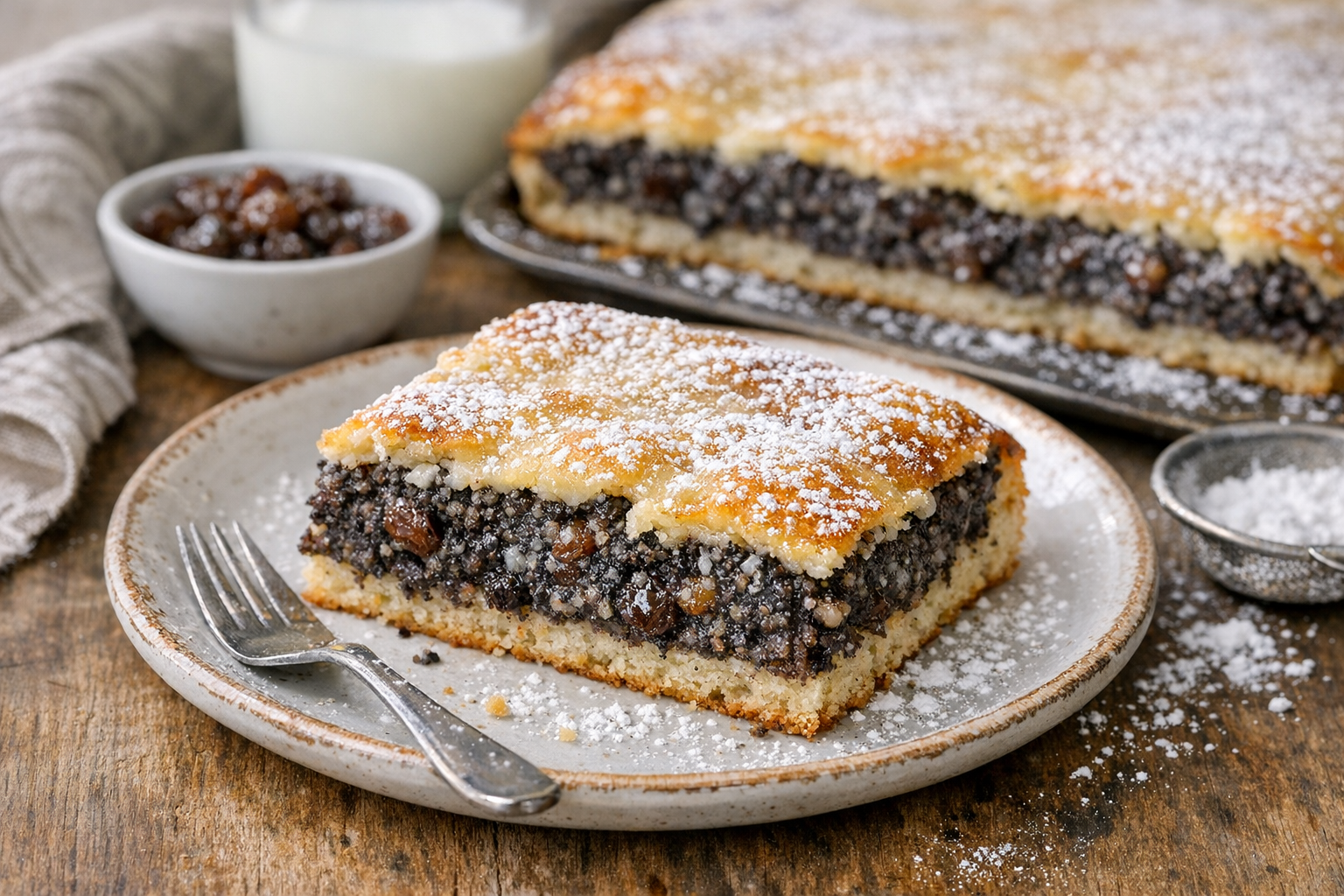 Rudolstädter Mohnkuchen aus Thüringen: Blechkuchen aus dem Osten