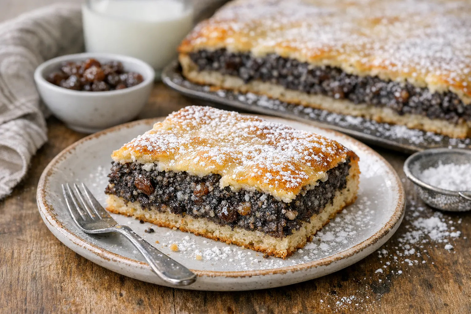 Rudolstädter Mohnkuchen ist ein echter Klassiker. Mit unserem Rezept aus der DDR bereiten Sie den Blechkuchen aus Thüringen schnell und einfach zu.