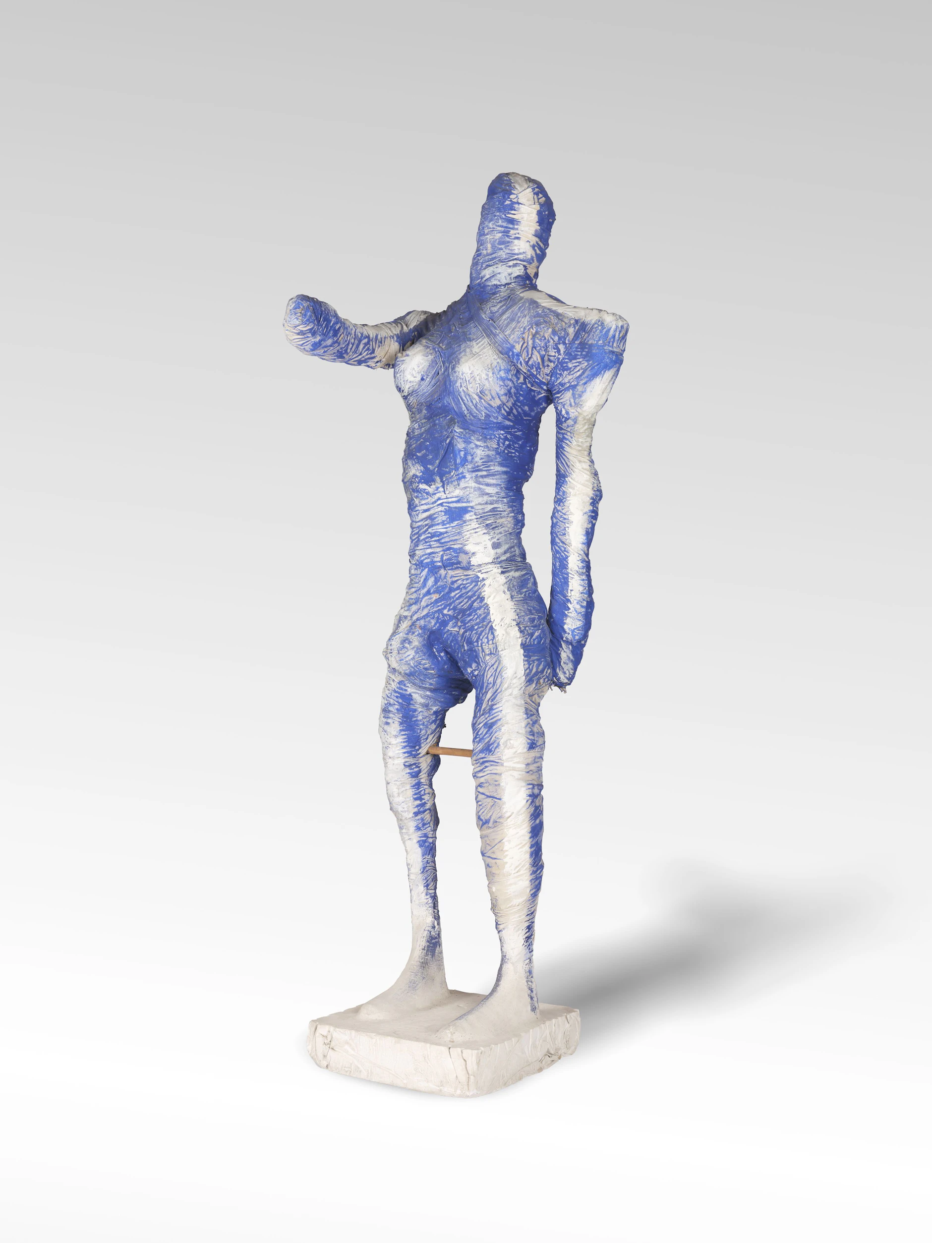 Erika Stürmer-Alex: Skulptur „Abschied (Blaue Frau)“, 1989