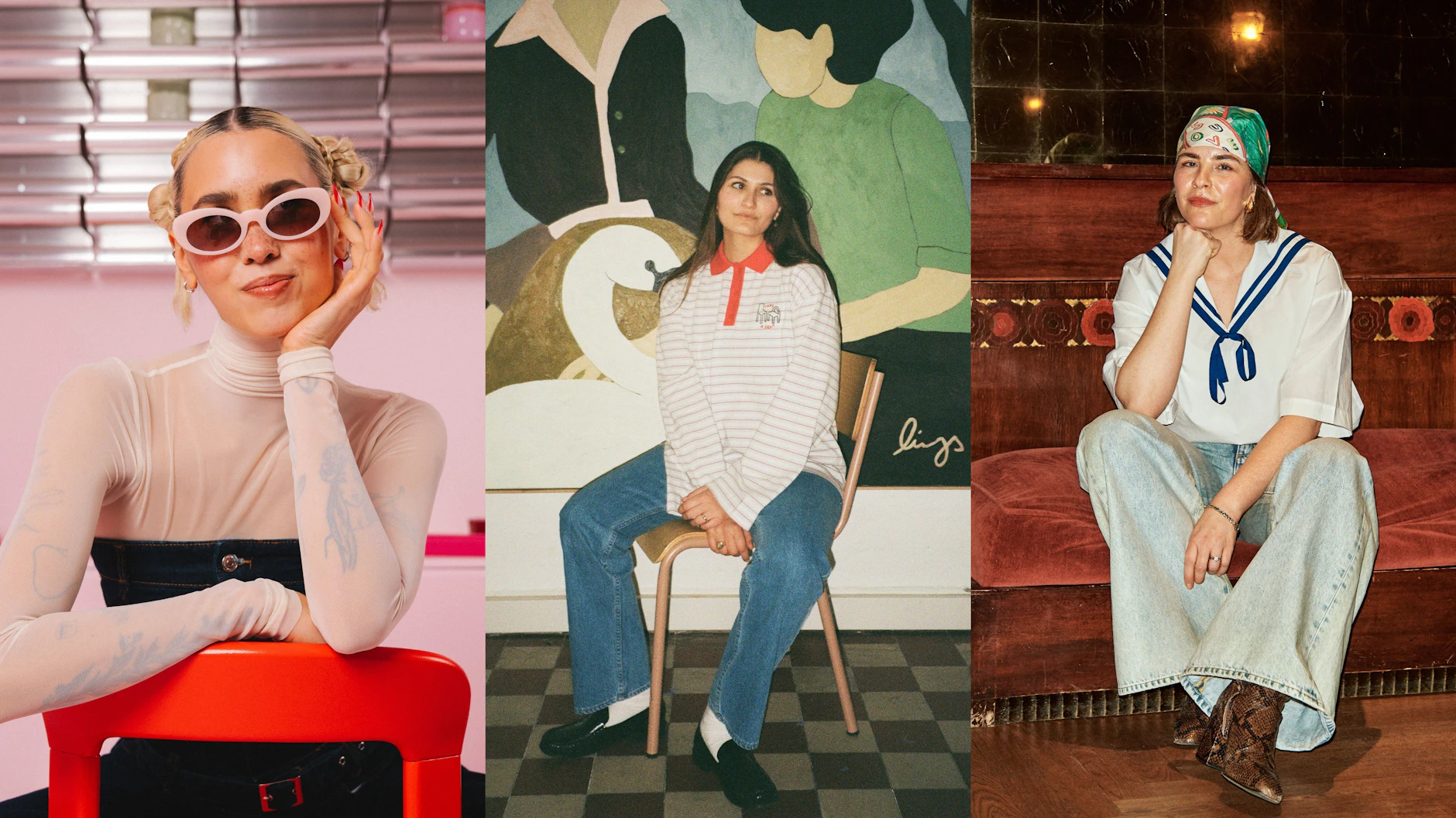 Mit Sarah Hartmann, Fabienne Meyer und Charlotte Adam mischen gleich drei Berliner Künstlerinnen die Modewelt auf.