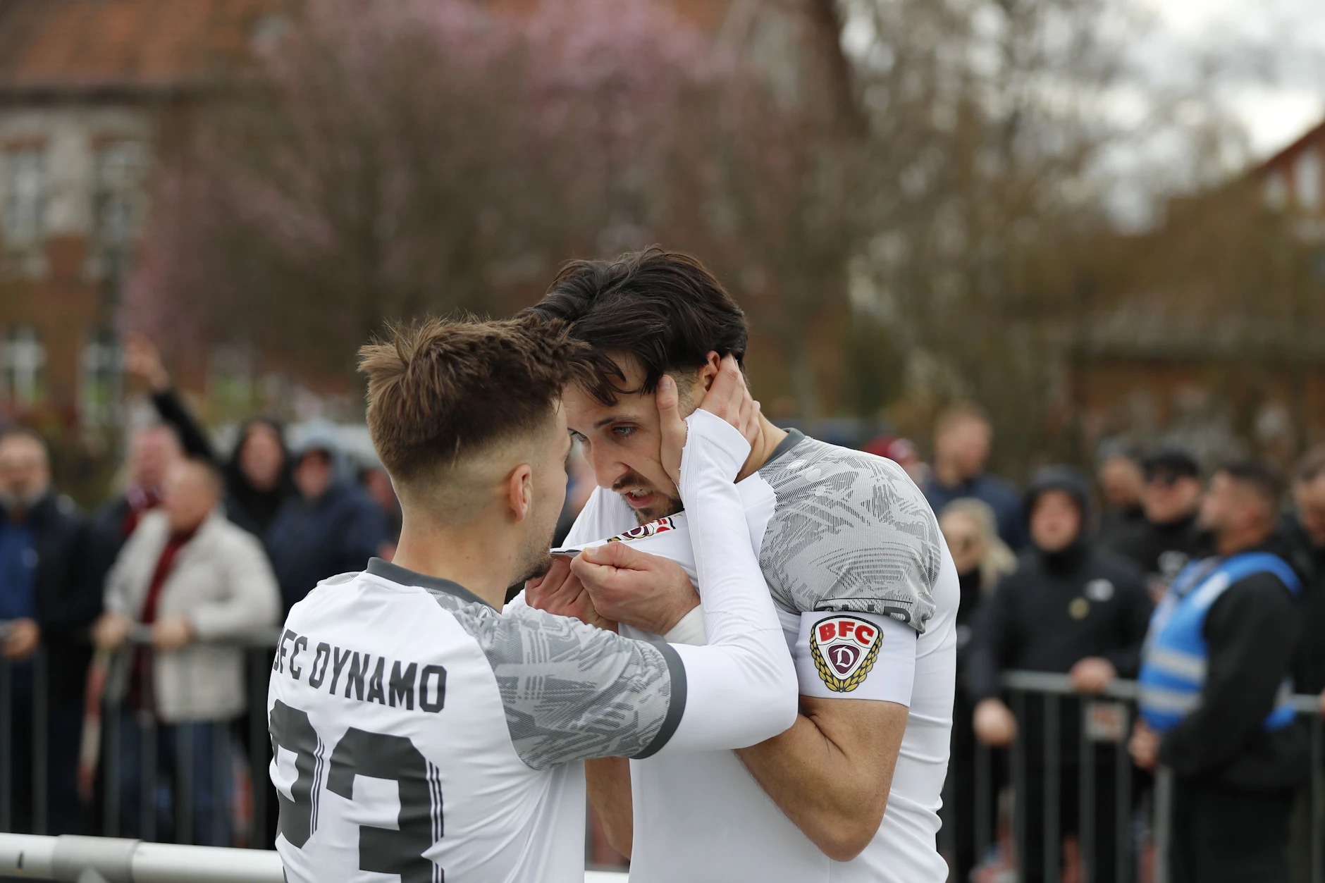 Rufat Dadashov (r.) und Ivan Knezevic wollen auch heute in Babelsberg wieder BFC-Tore feiern.