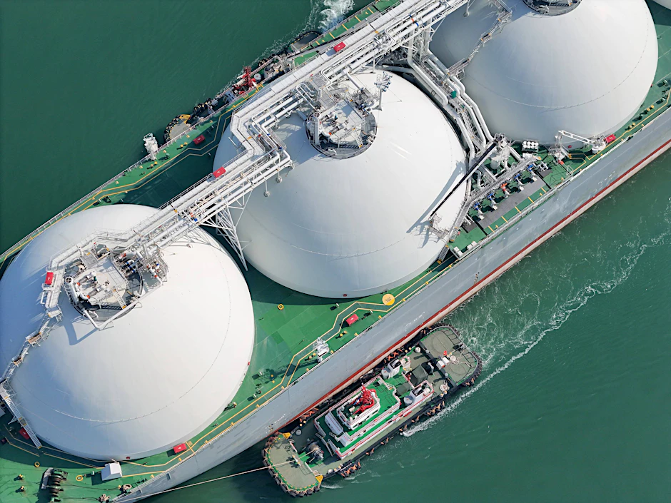 Ein LNG-Frachter in China