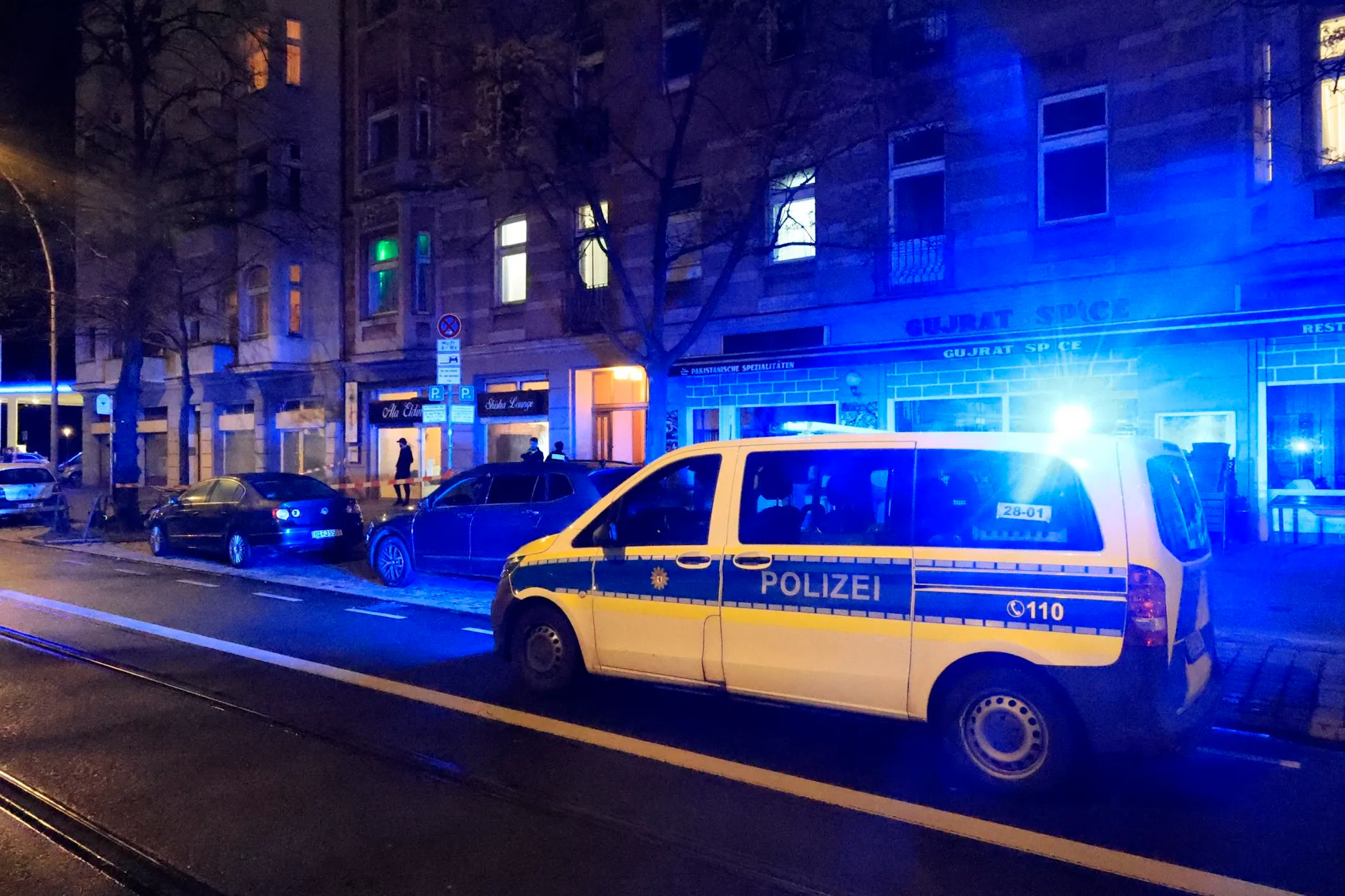 Bei der Schießerei wurden zwei Männer verletzt.