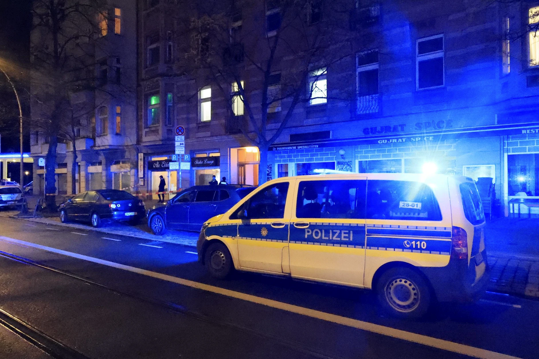 Bei der Schießerei wurden zwei Männer verletzt.