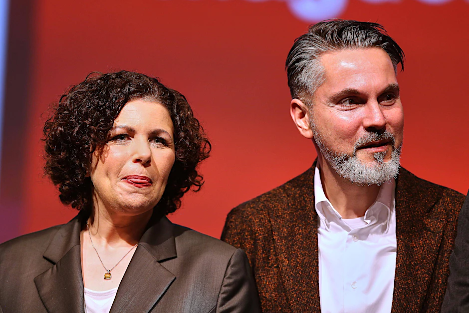 Die BSW-Parteivorsitzenden Amira Mohamed Ali und Fabio De Masi