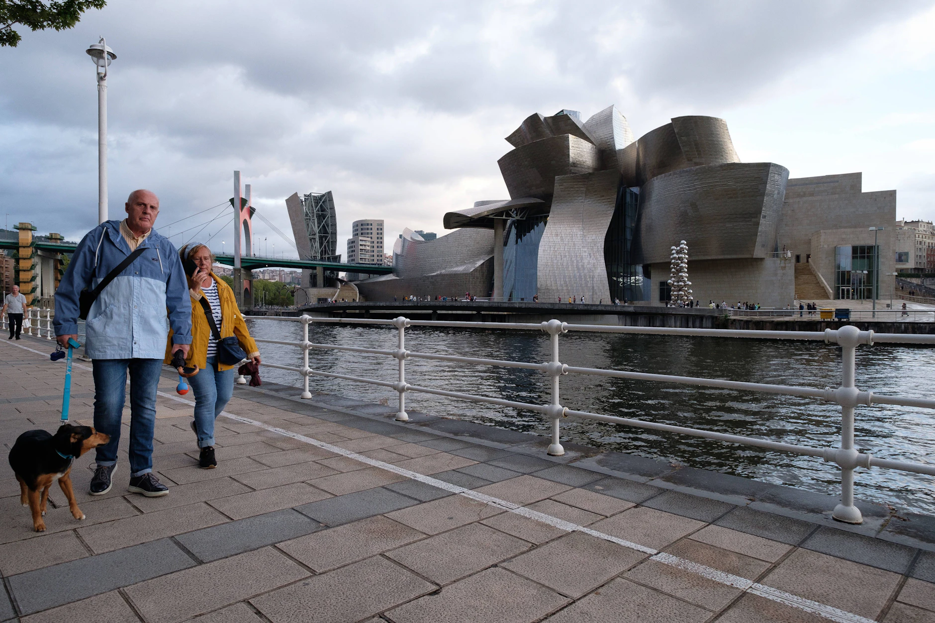 Blick aufs Museum Guggenheim Bilbao