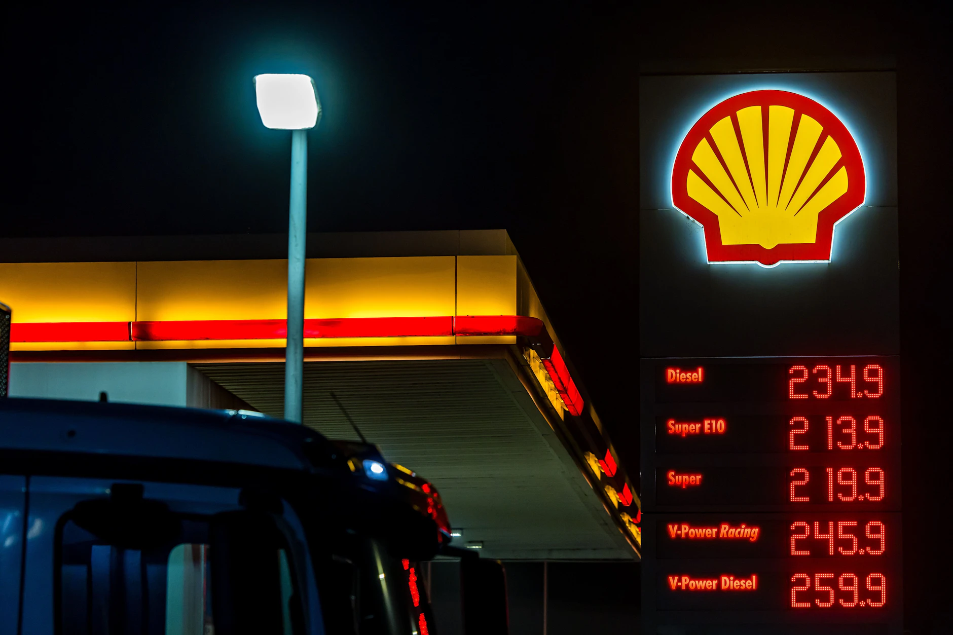 Die Preise an einer Brandenburger Tankstelle am frühen Mittwochmorgen