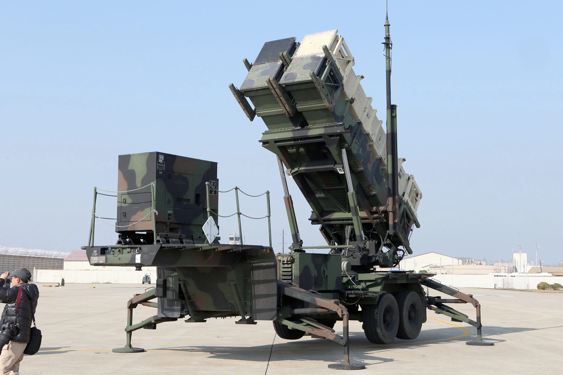 Ein Flugabwehrsystem vom Typ „Patriot“ der US-Streitkräfte