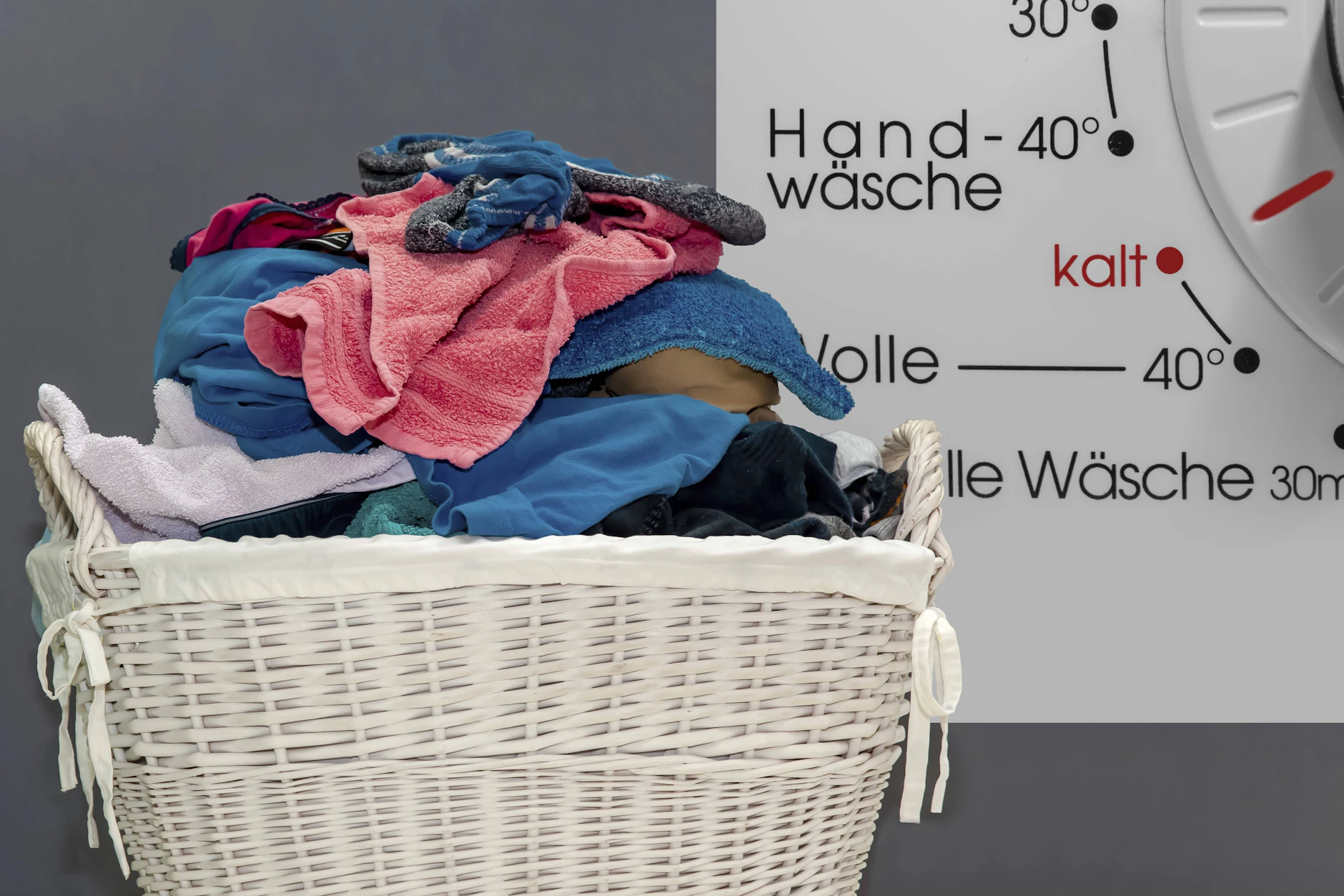 Das Waschen mit kaltem Wasser bietet klare Vorteile!