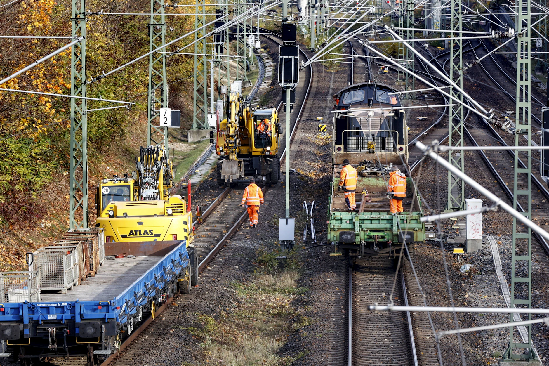 Die Bauarbeiten auf der Strecke Berlin-Dresden verzögern sich bis 2033.