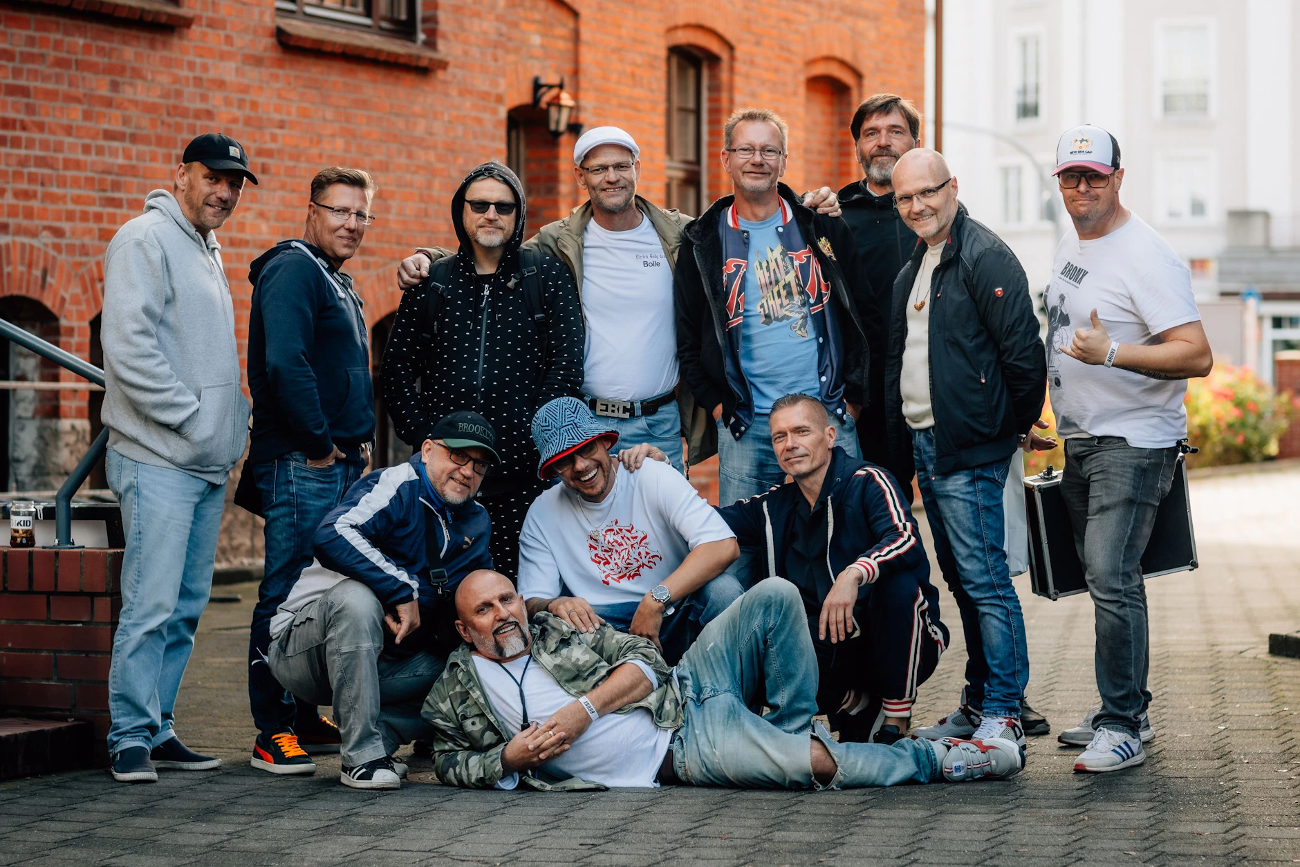 Die Hip-Hopper von einst. Ihr Ziel: DDR-Hip-Hop soll zum Immateriellen Kulturerbe ernannt werden. Rechts: Joerg Schnurre.