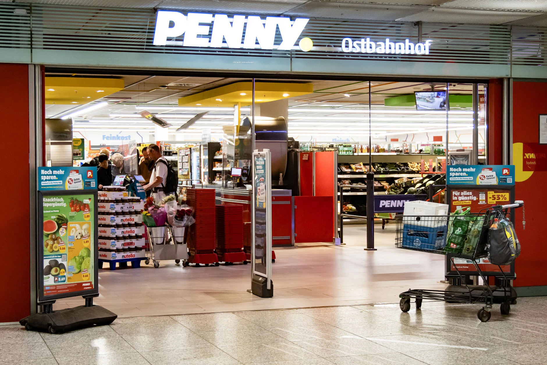 Der Penny Markt am Ostbahnhof ist auch am Karfreitag geöffnet.