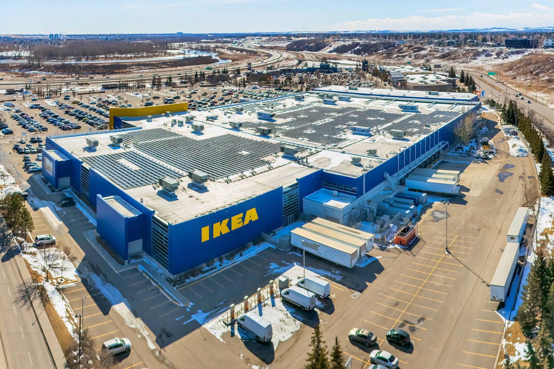 Ikea-Einrichtungshäuser sind riesig, deswegen hält man sich hier in der Regel auch so lange auf.